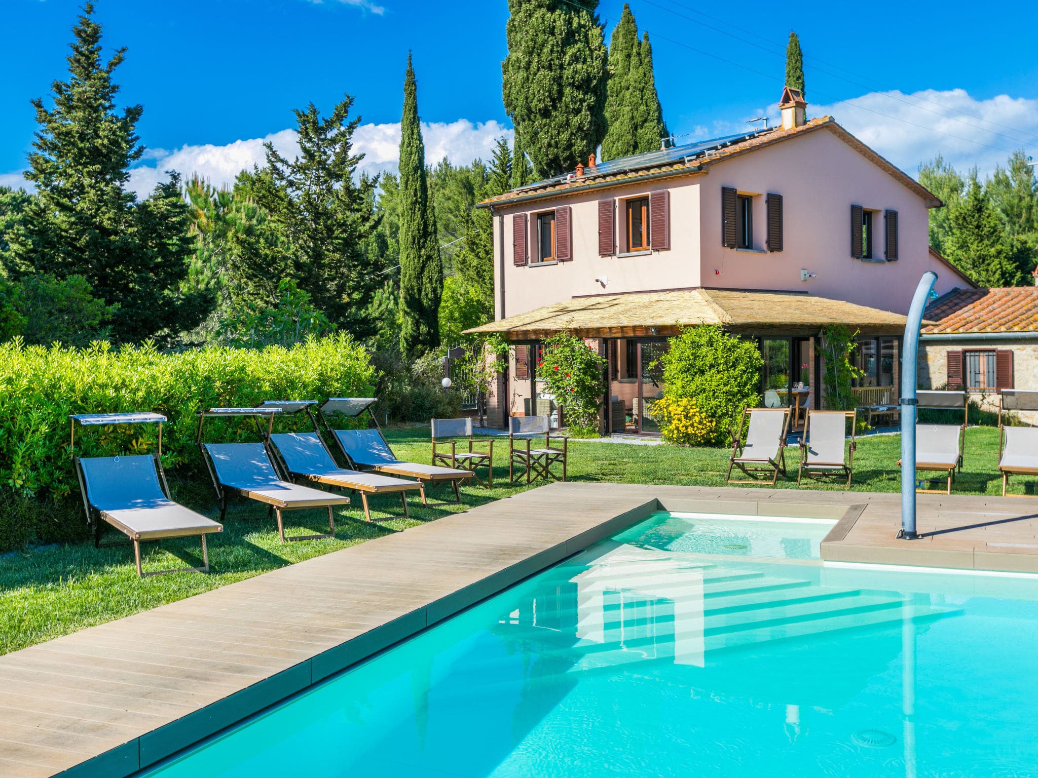 Villa Maremmana Riparbella: Stunning 4-Bedroom Country Villa with Private Pool and Valley Views in the Heart of Tuscany