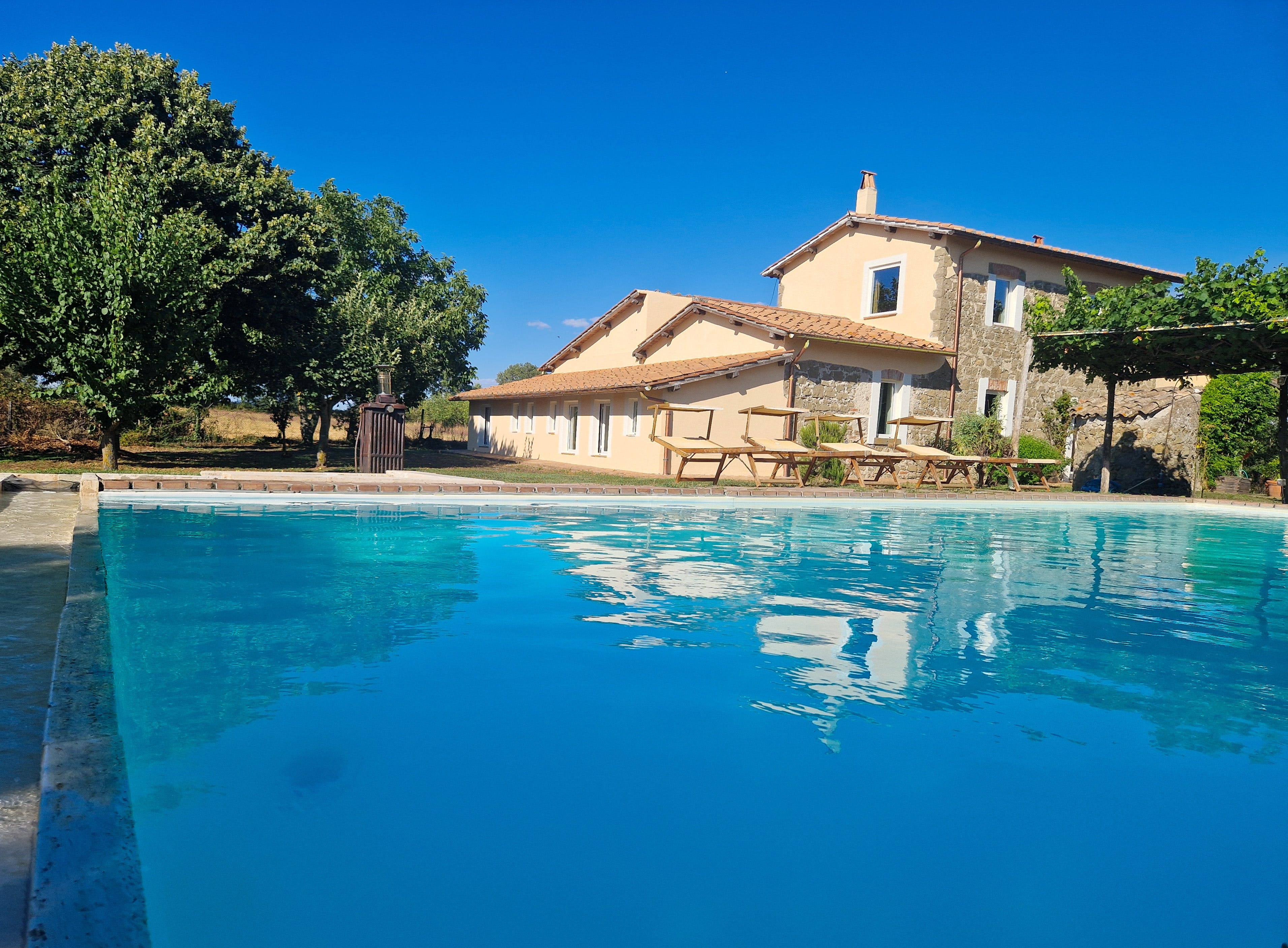 Villa Marmore Viterbo: Luxury 5-Bedroom Villa with Pool and Hot Tub, Tuscany