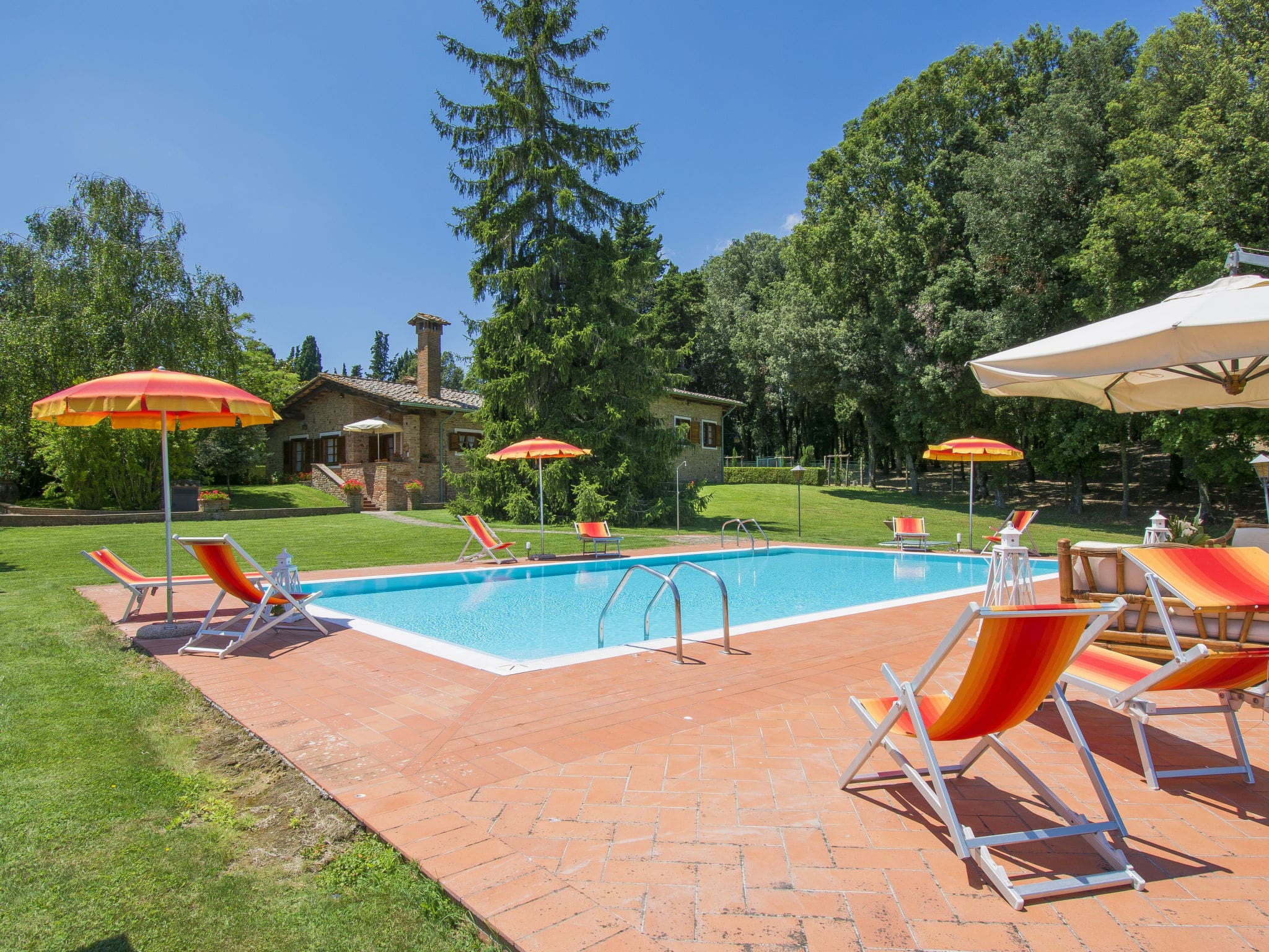 Villa Marruca Gambassi: Spacious 6-Bedroom Tuscan Villa with Private Pool and Countryside Views in Tuscany