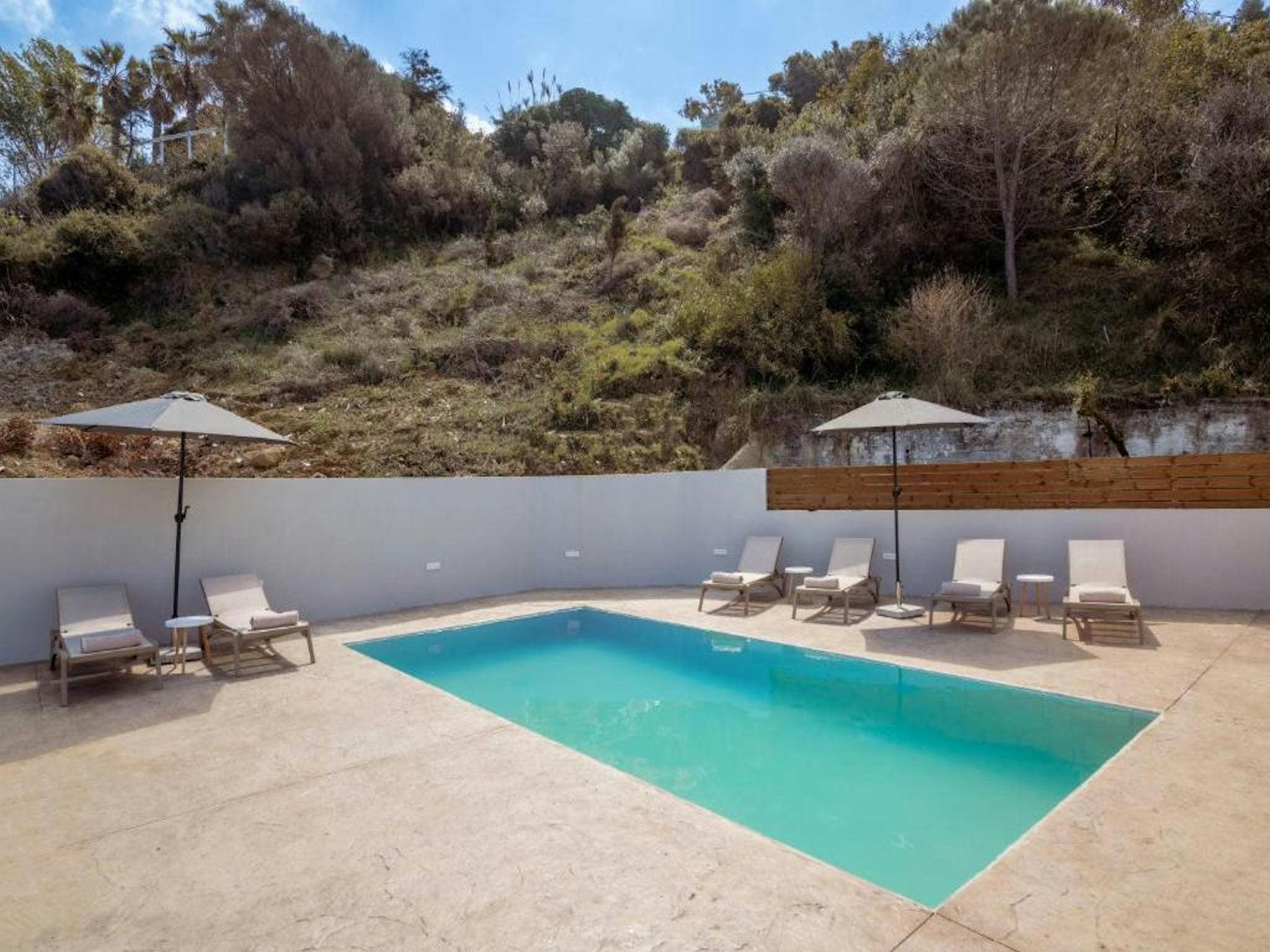 Villa Meltemi Argassi Argassi: Luxury 3-Bedroom Villa with Pool and Sea Views, Argassi