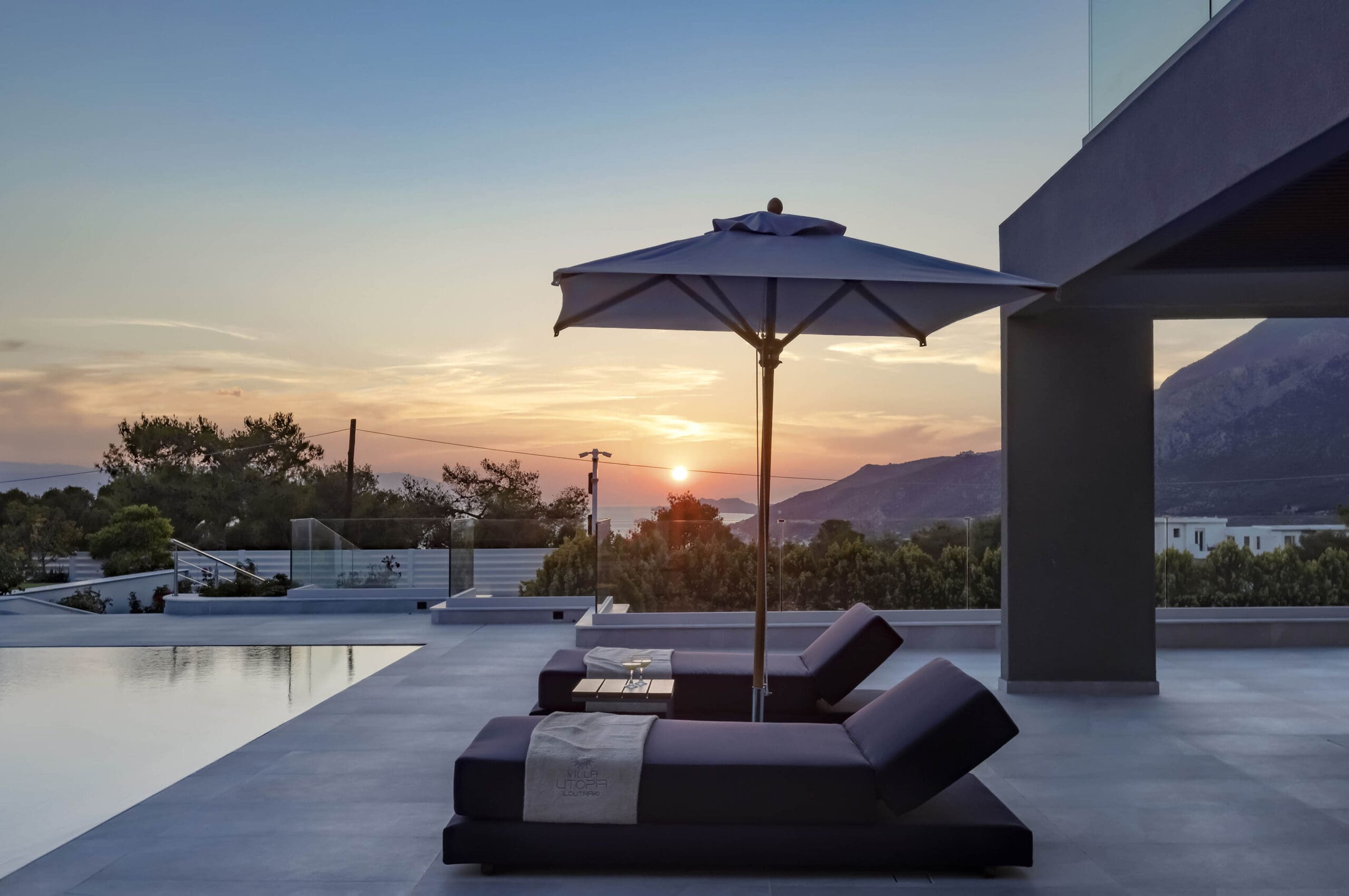 Villa Meltemi Corinthia: Luxury 9-Bedroom Villa with Tennis Court and Seaview, Corinthia