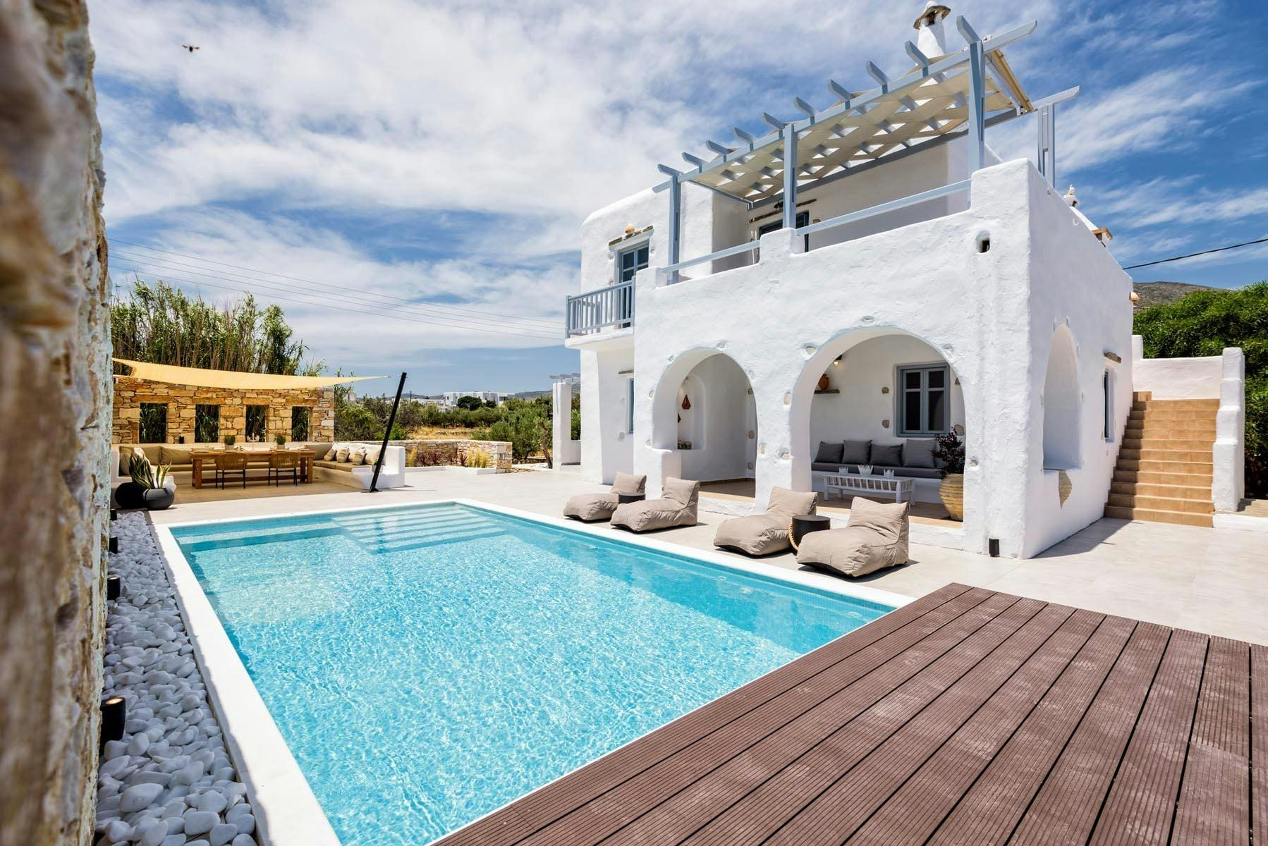 Villa Meltemi Drios: Luxury 4-Bedroom Villa with Seaview and Pool, Paros