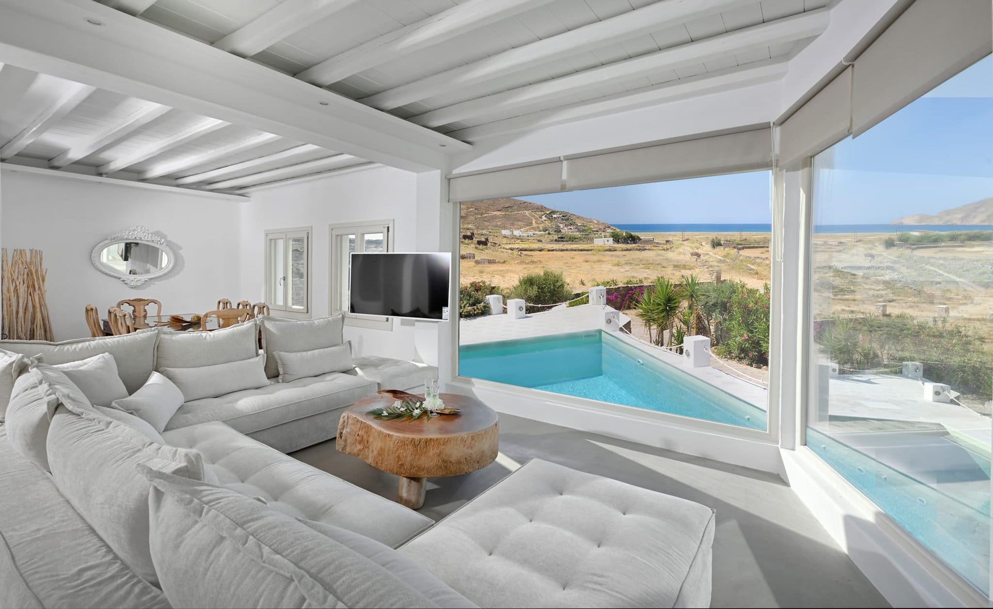 Villa Meltemi Elia Elia 22: Luxury 5-Bedroom Villa with Private Pool and Sea Views, Elia Mykonos