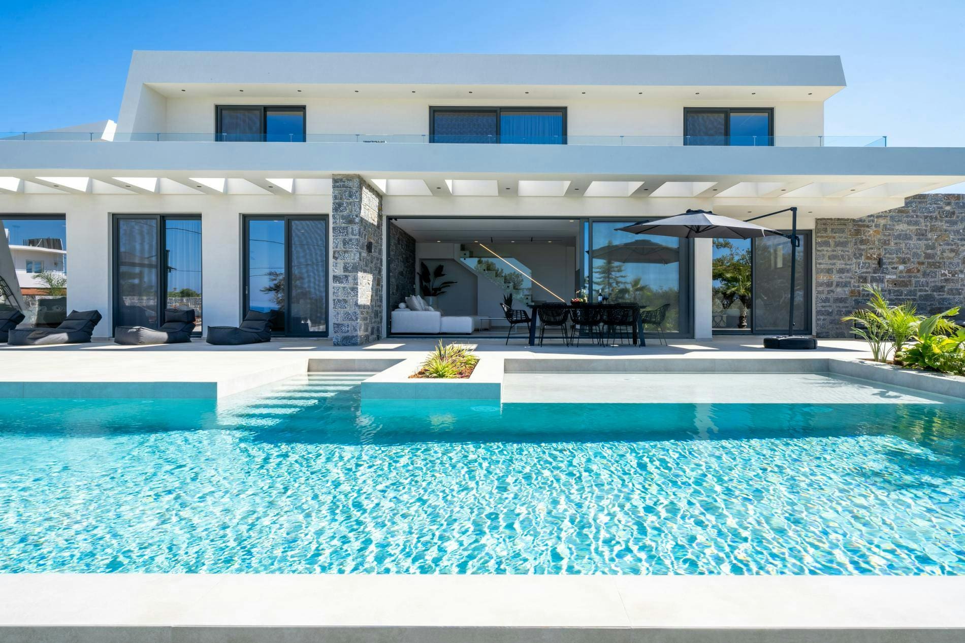 Villa Meltemi Heraklion: Luxury 5-Bedroom Villa with Seaview and Pool, Crete
