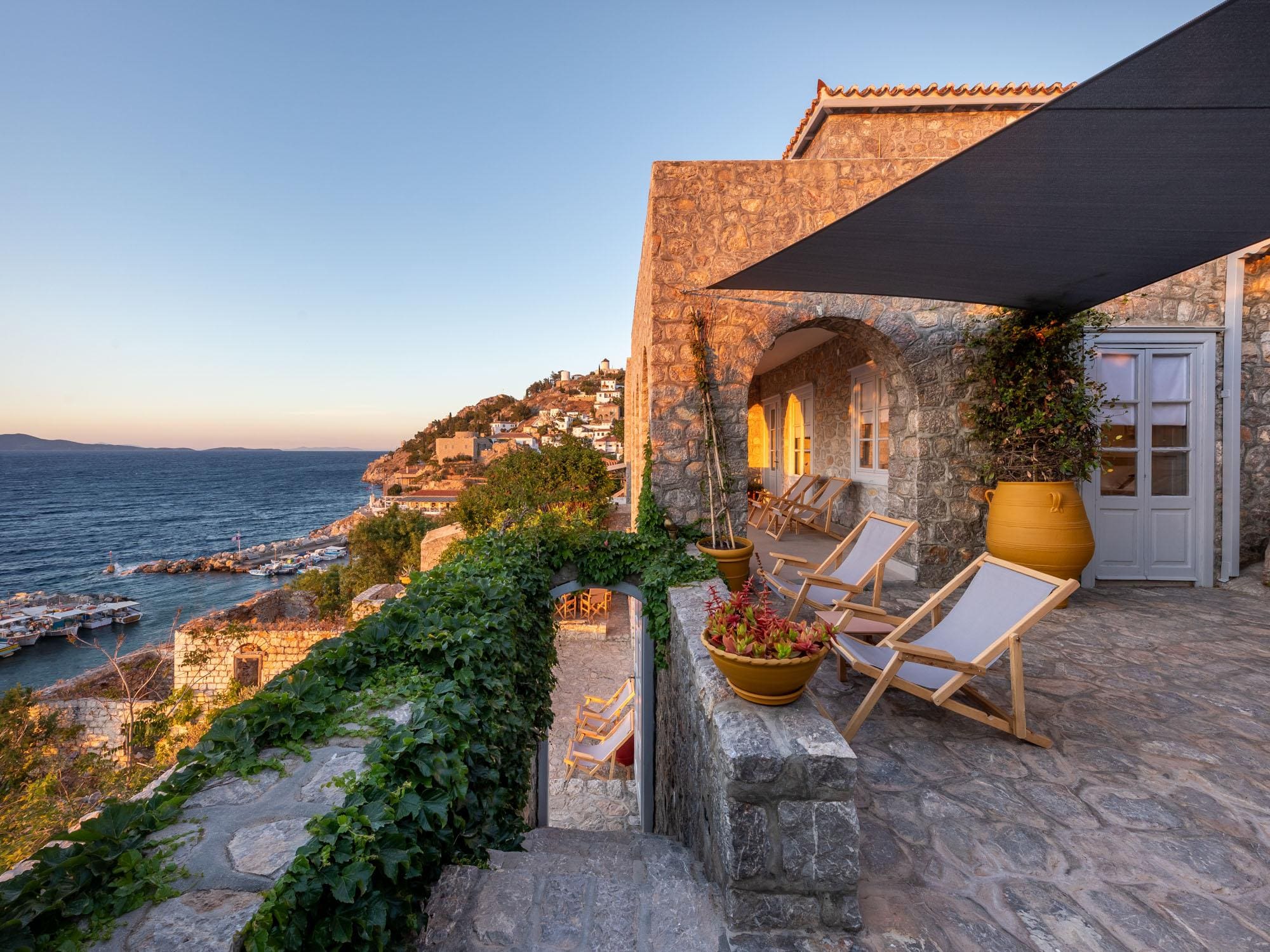 Villa Meltemi Hydra: Luxury 6-Bedroom Beachfront Apartment with Concierge Service, Greece