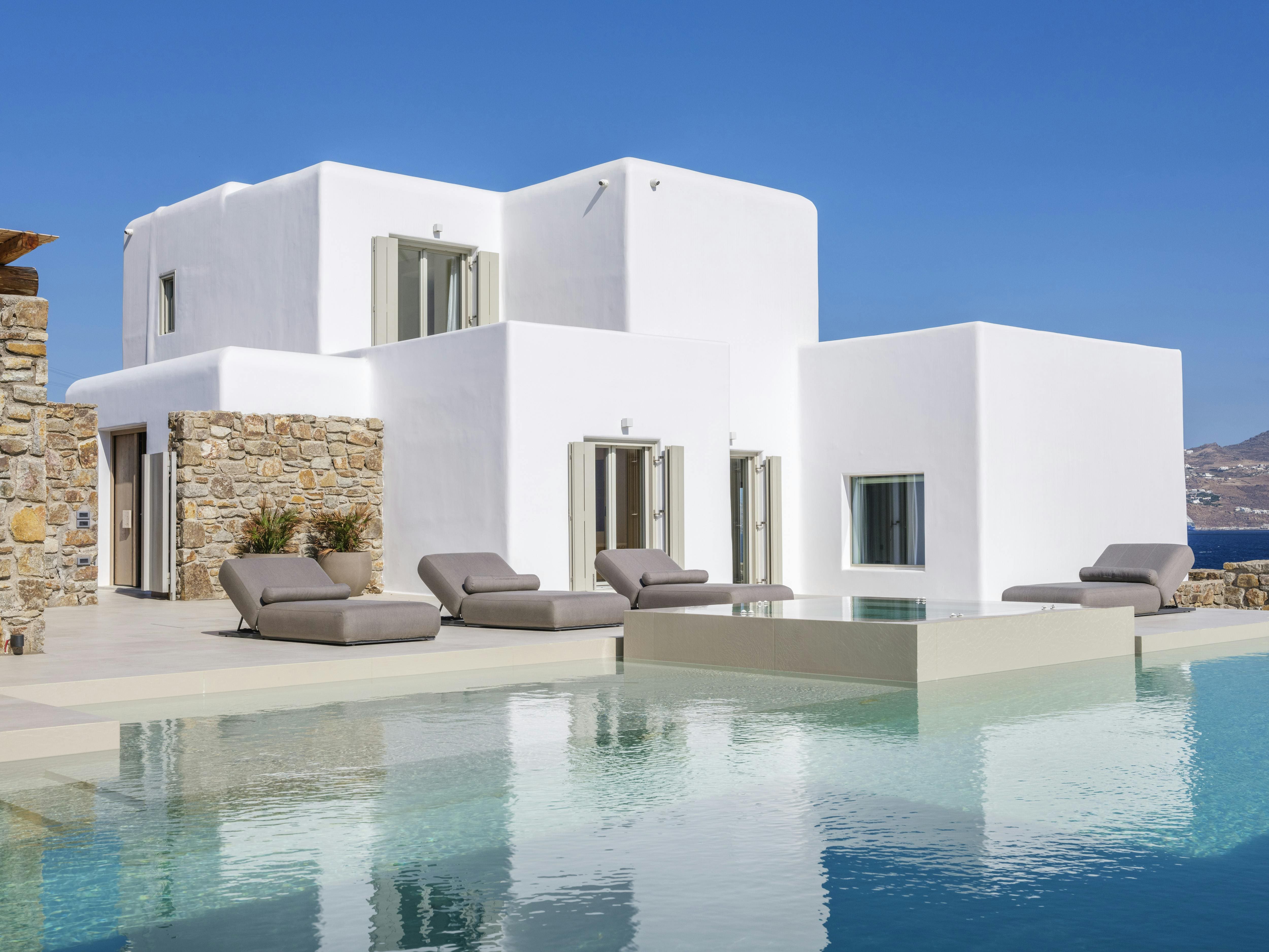 Villa Meltemi Ioannis Agios Ioannis 4: Luxury 6-Bedroom Villa with Private Pool and Sea Views, Agios Ioannis