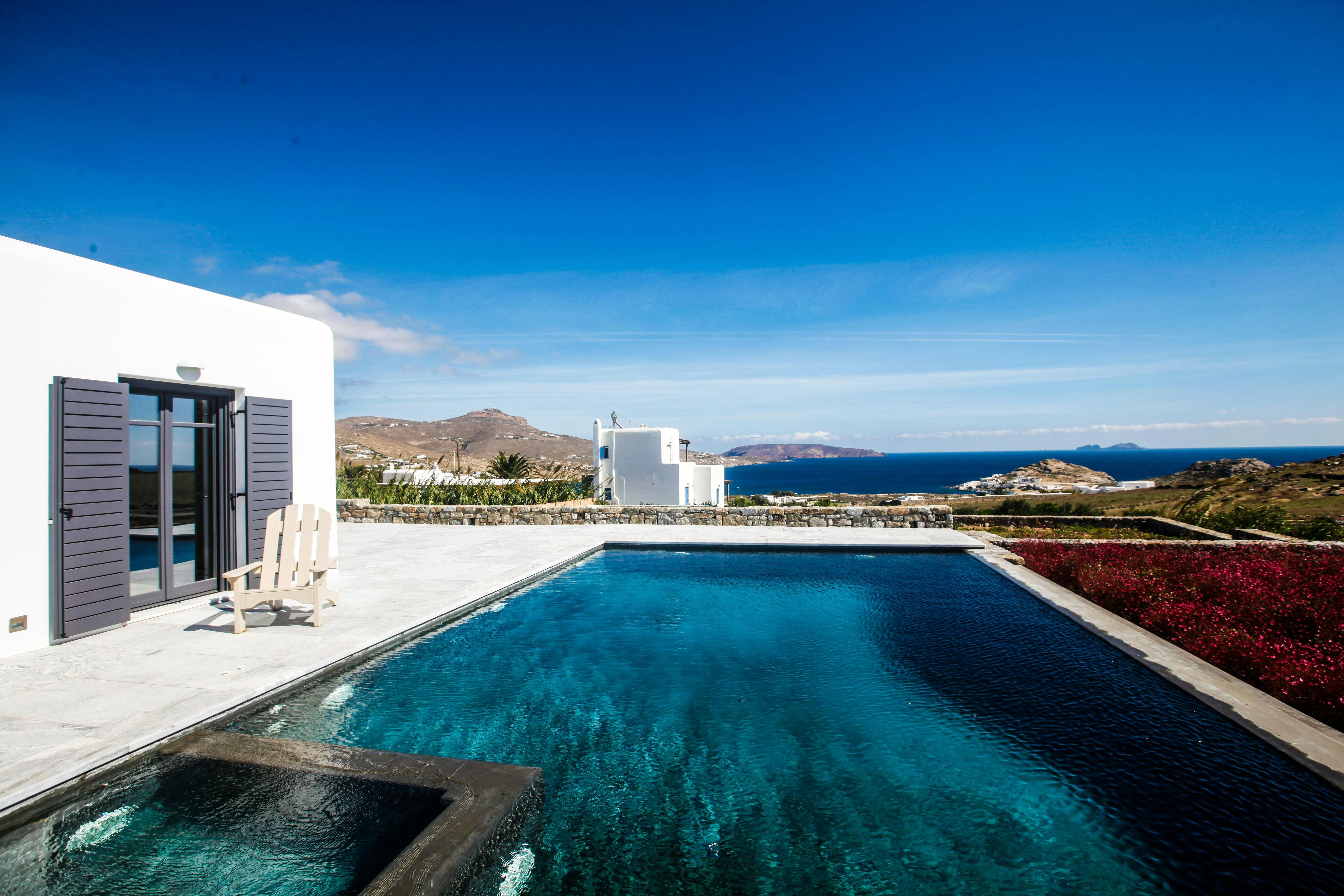 Villa Meltemi Kalafati Kalafati 2: Luxury 3-Bedroom Villa with Pool and Beach Proximity, Kalafati