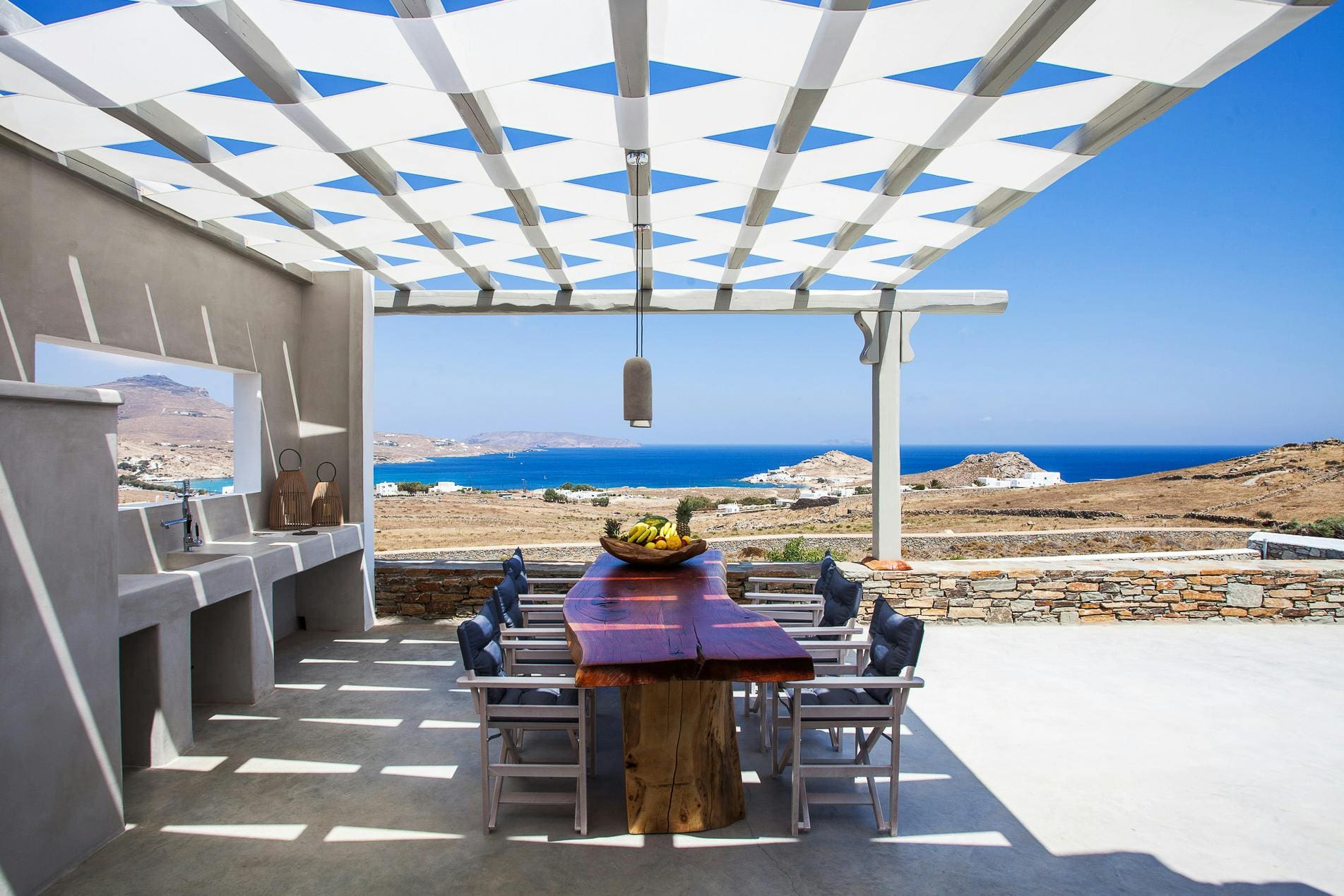 Villa Meltemi Kalafati Kalafati 6: Luxury 4-Bedroom Villa with Seaview and Pool, Mykonos