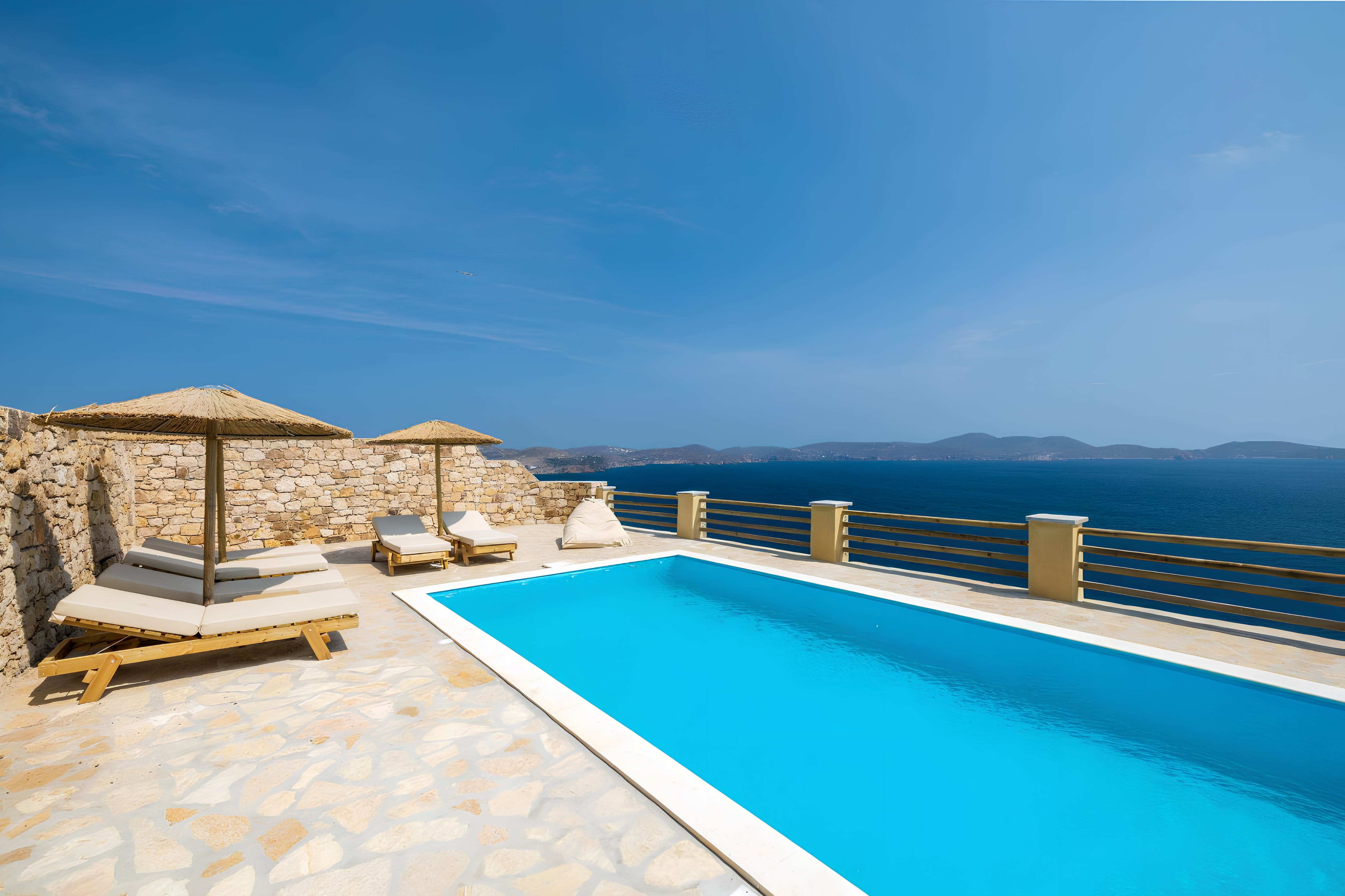 Villa Meltemi Kalmynos Patmos: Luxury 5-Bedroom Villa with Sea Views and Pool, Kalmynos, Patmos