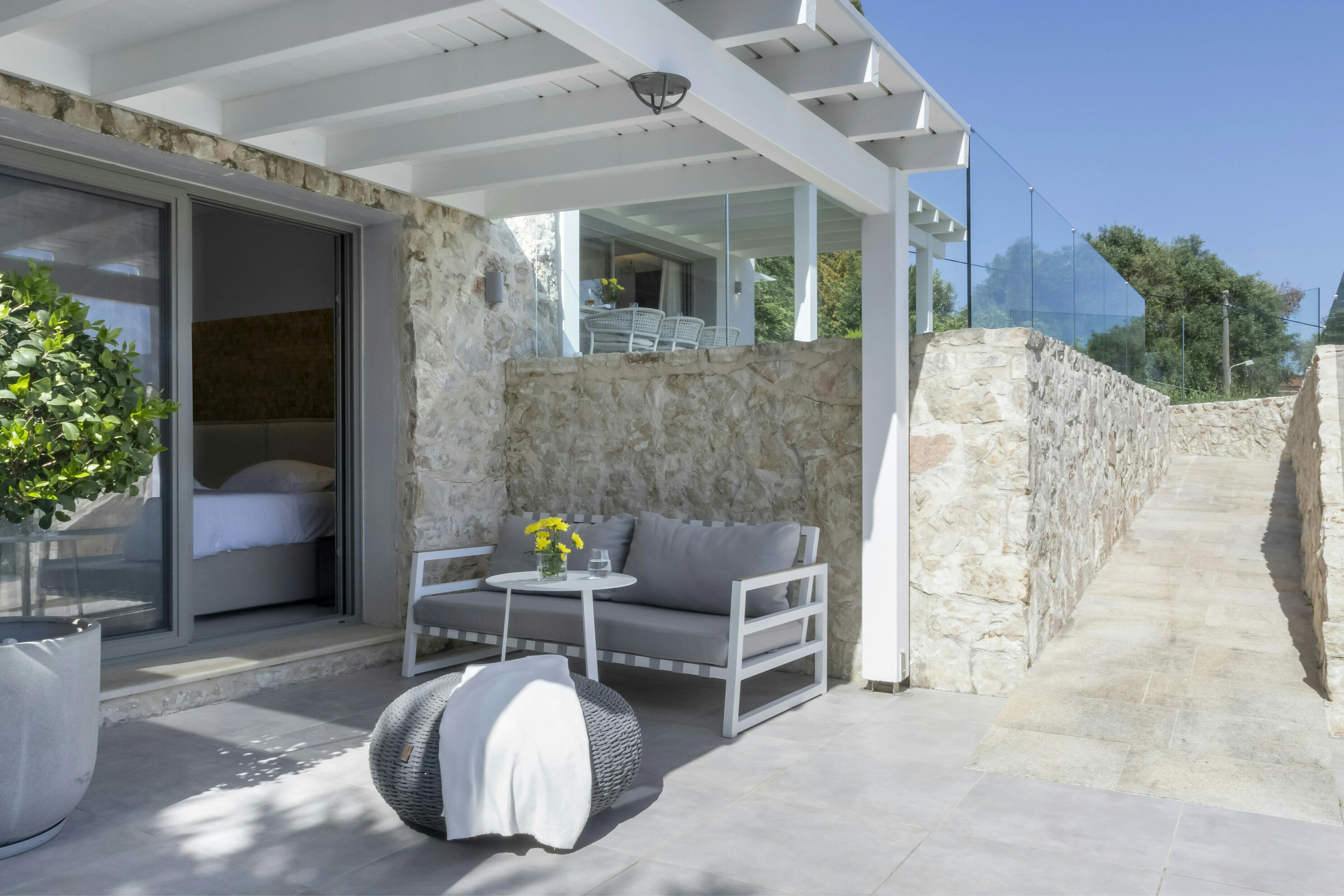 Villa Meltemi Kommeno: Luxury 4-Bedroom Villa with Private Pool and Sea Views, Corfu