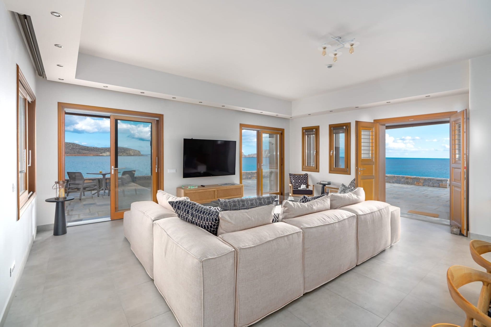 Villa Meltemi Lasithi Lasithi: Opulent 5-Bedroom Villa with Shared Pool and Sea Views, Lasithi