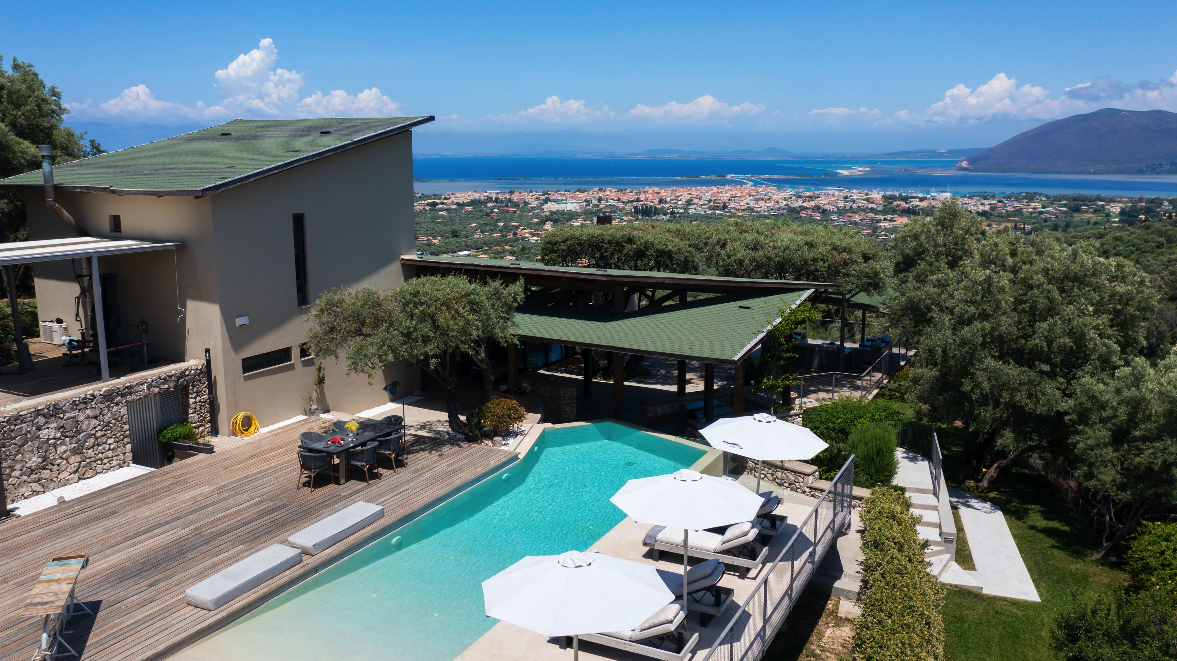 Villa Meltemi Lefkada Lefkada 3: Luxury 4-Bedroom Villa with Seaview and Pool, Lefkada