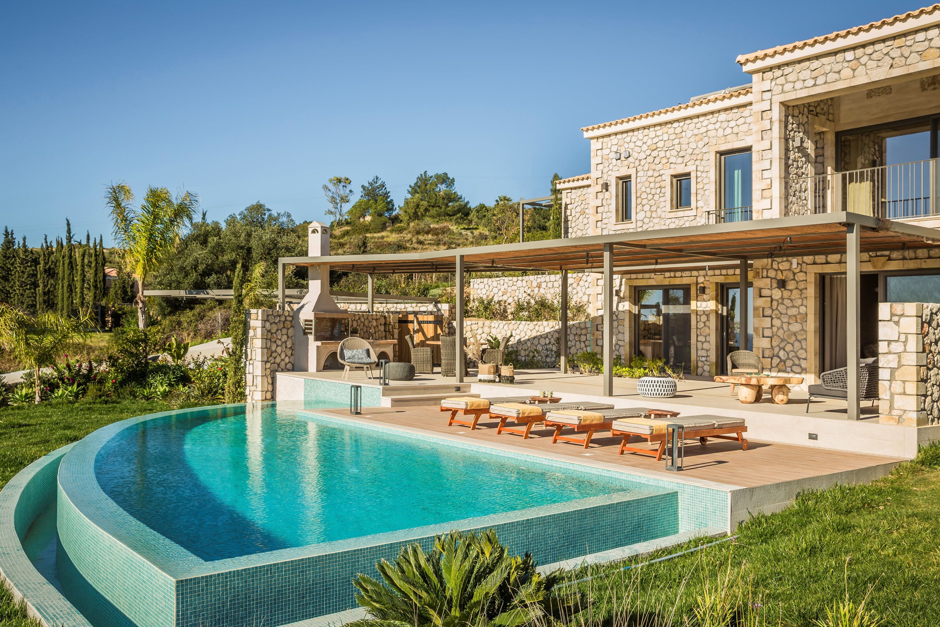 Villa Meltemi Livathos Livathos 5: Luxury 7-Bedroom Villa with Infinity Pool and Sea Views, Kefallonia