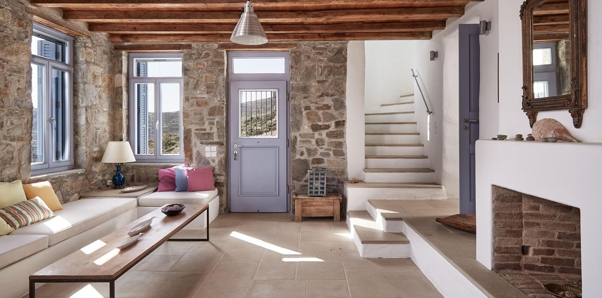 Villa Meltemi Milos Greece: Luxury 3-Bedroom Apartment with Sea Views and Air Conditioning, Milos