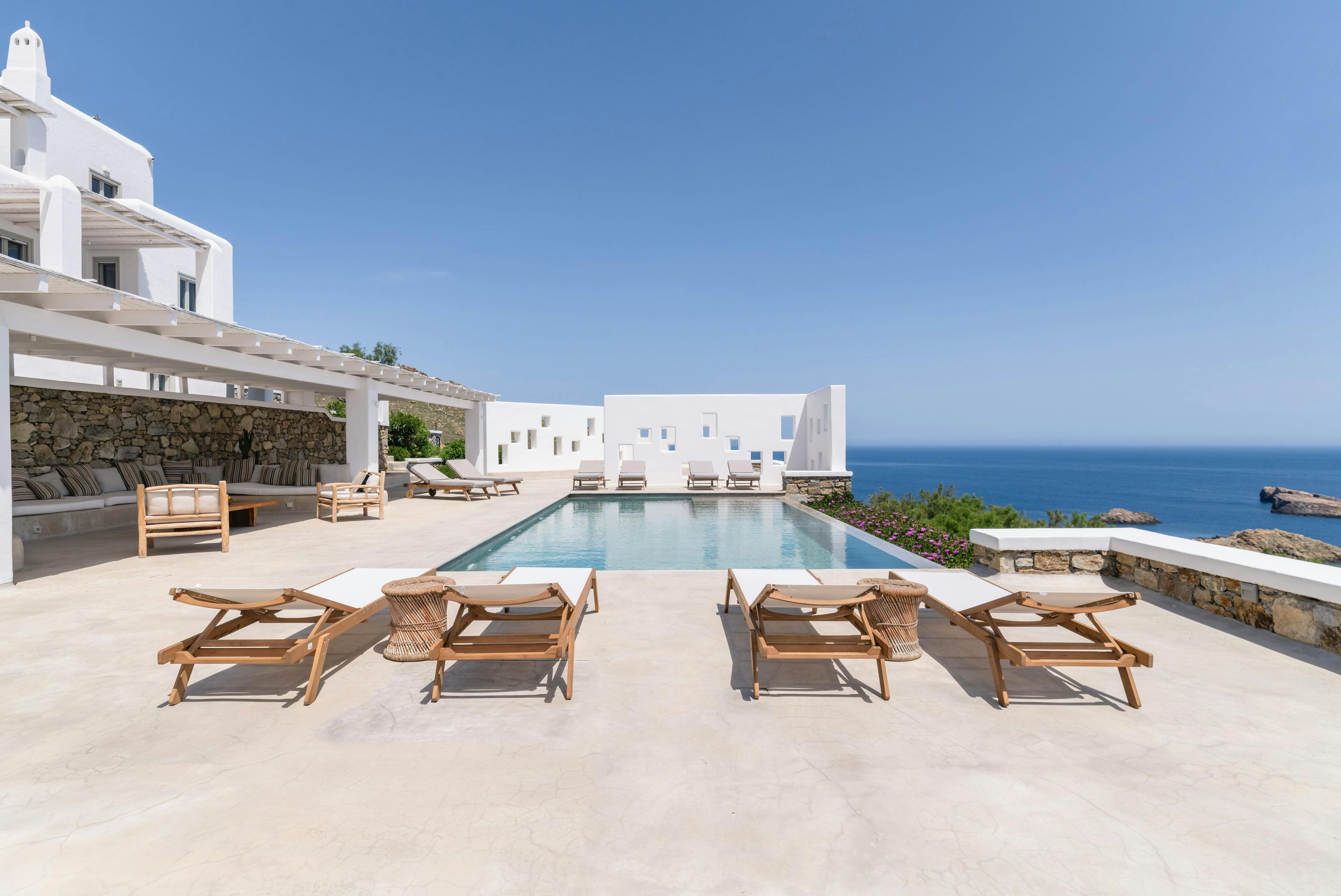 Villa Meltemi Mykonos Mykonos 12: Luxury 7-Bedroom Villa with Seaview and Pool, Mykonos