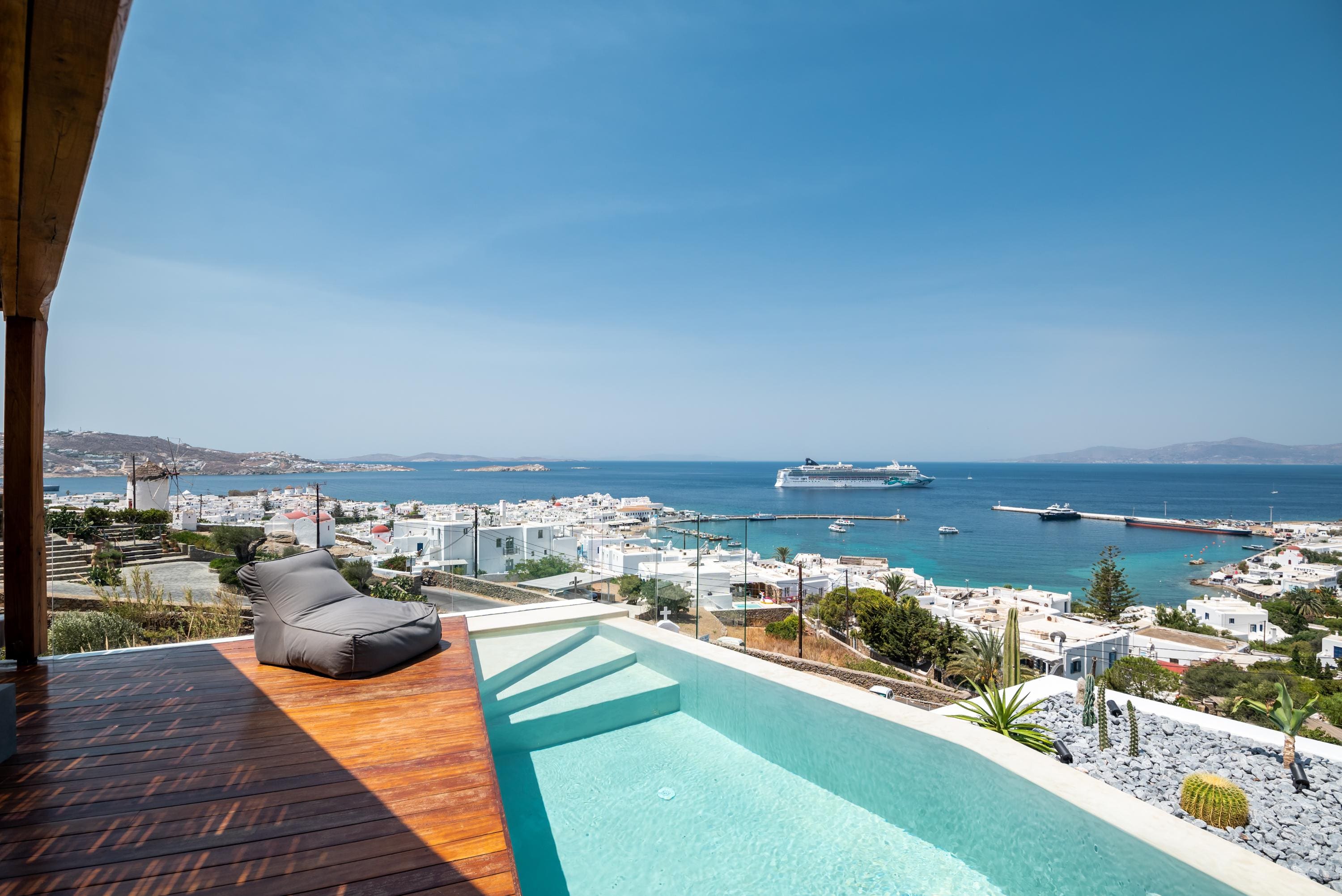 Villa Meltemi Mykonos Mykonos 17: Luxury 2-Bedroom Apartment with Stunning Seaviews and Pool, Mykonos