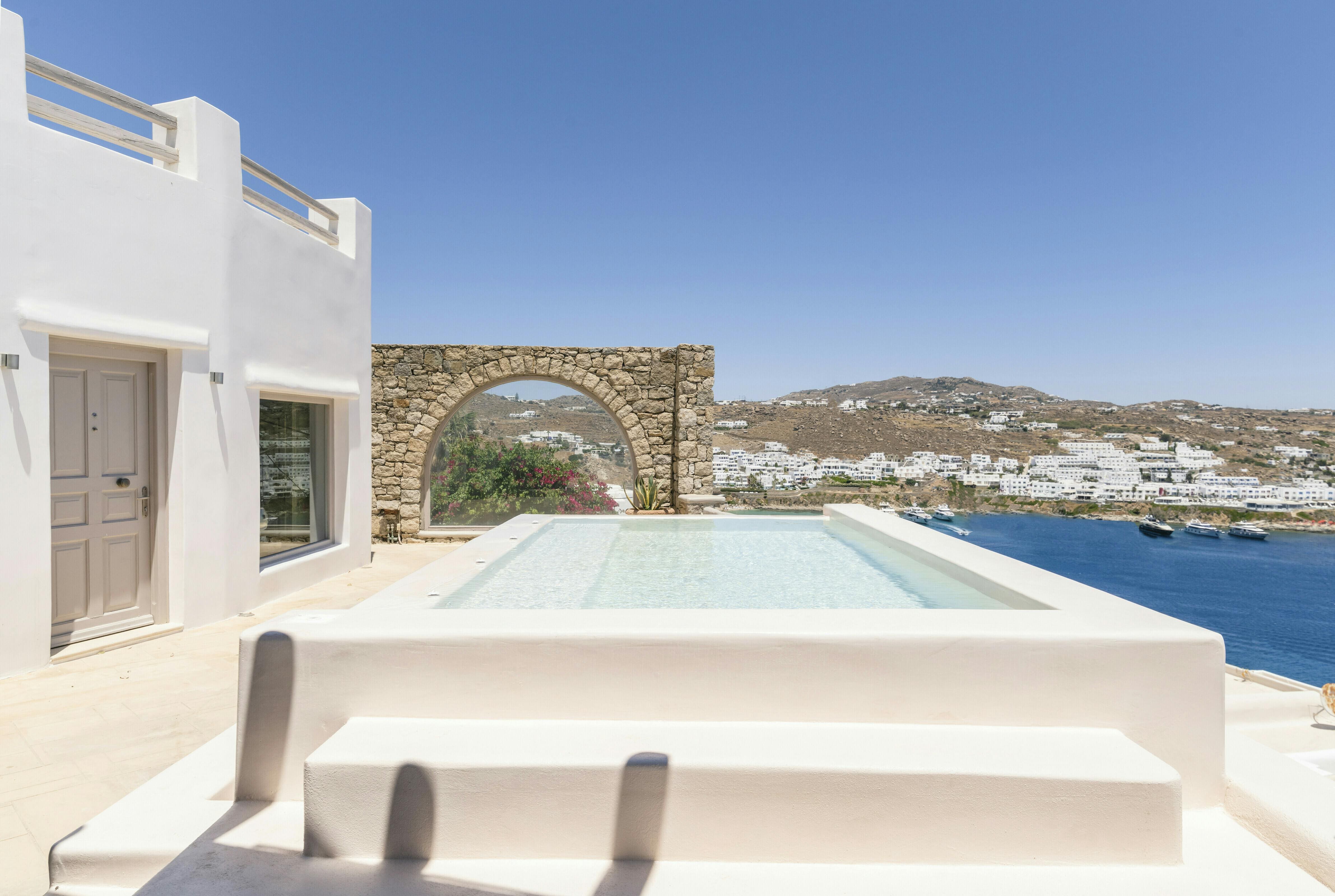 Villa Meltemi Mykonos Mykonos 40: Luxury 7-Bedroom Villa with Stunning Sea Views, Mykonos