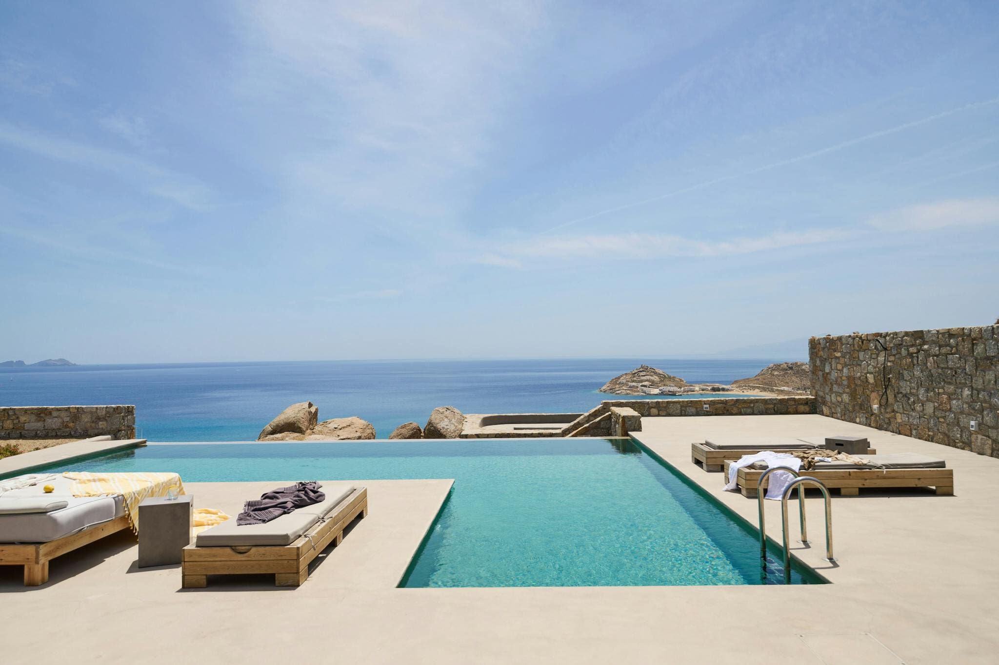 Villa Meltemi Mykonos Mykonos 41: Elegant 4-Bedroom Villa with Seaview and Pool, Mykonos