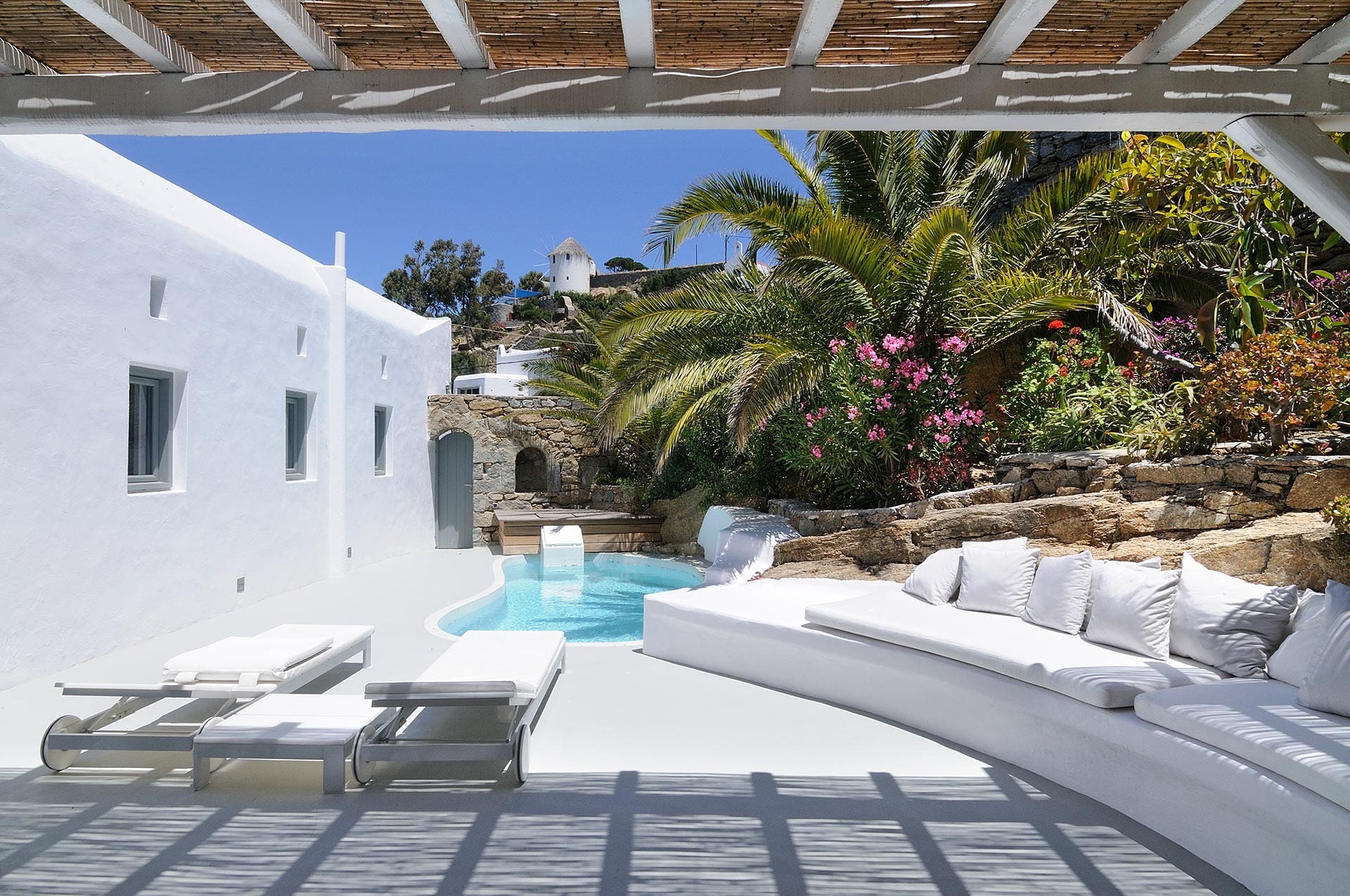 Villa Meltemi Mykonos Mykonos 42: Luxury 4-Bedroom Apartment with Seaview and Pool, Mykonos
