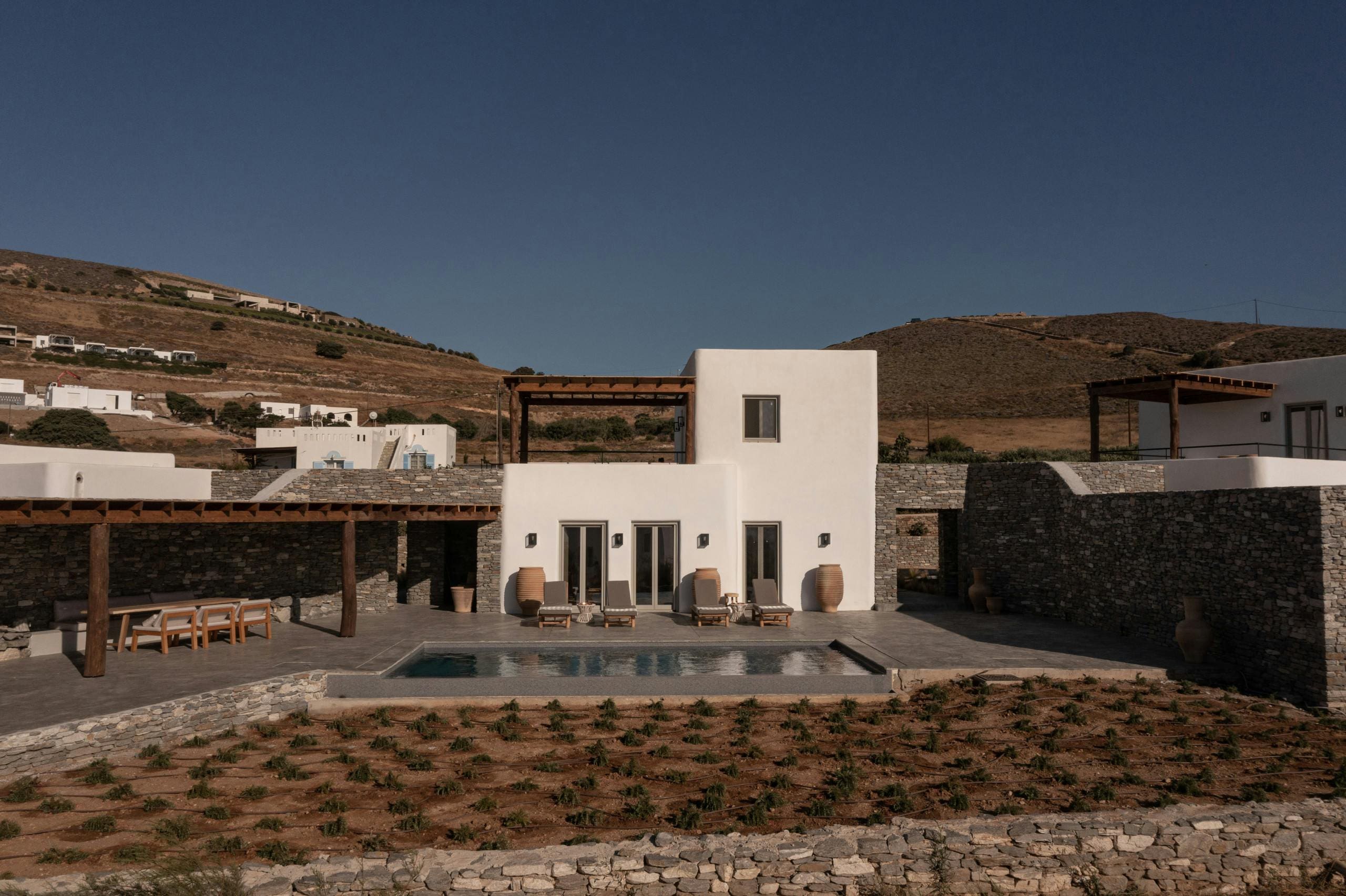 Villa Meltemi Paros Greece 2: Chic 2-Bedroom Villa with Sea View, Paros