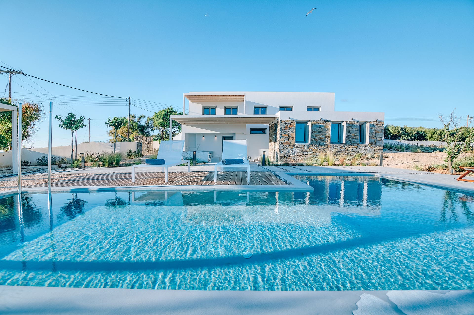Villa Meltemi Paros Paros 120: Luxurious 4-Bedroom Apartment with Sea Views and Pool, Paros