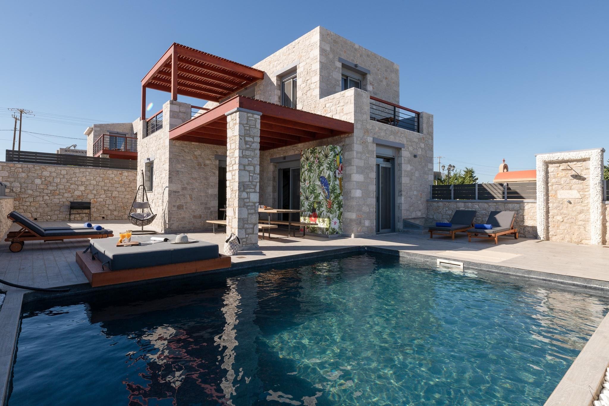 Villa Meltemi Plimmiri Plimmiri 3: Spacious 6-Bedroom Beachfront Apartment with Pool in Plimmiri, Rhodes