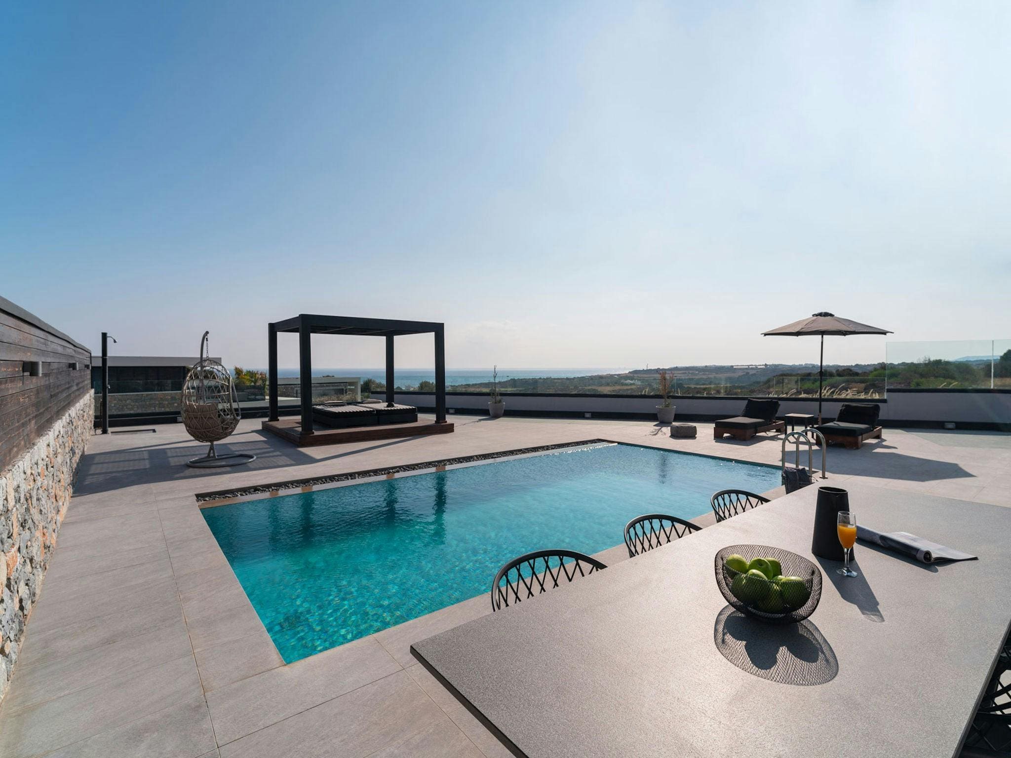 Villa Meltemi Plimmiri Plimmiri 4: Elegant 3-Bedroom Penthouse with Seaview and Hot Tub, Rhodes