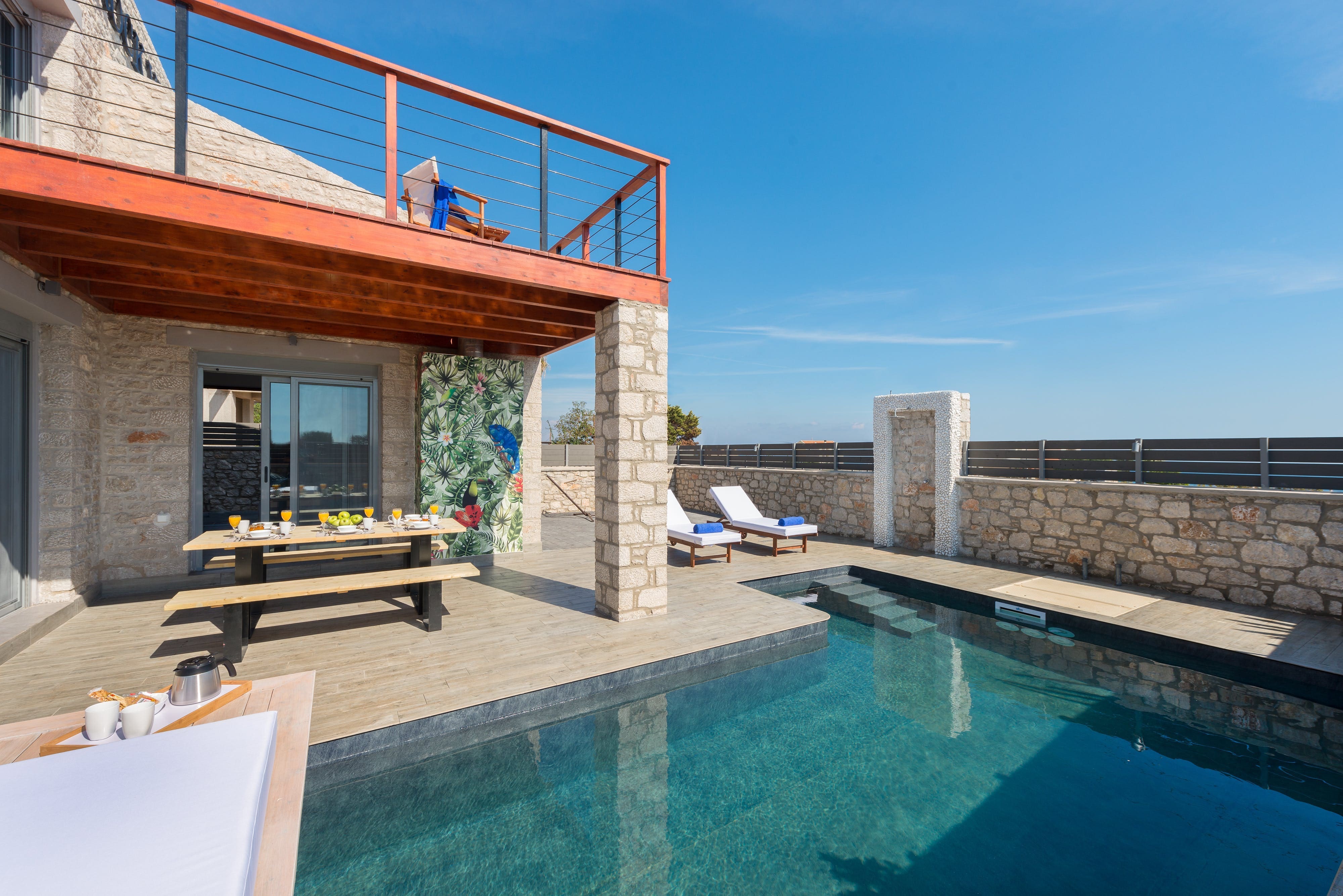 Villa Meltemi Plimmiri Plimmiri: Spacious 5-Bedroom Apartment with Pool and Sea Views, Rhodes