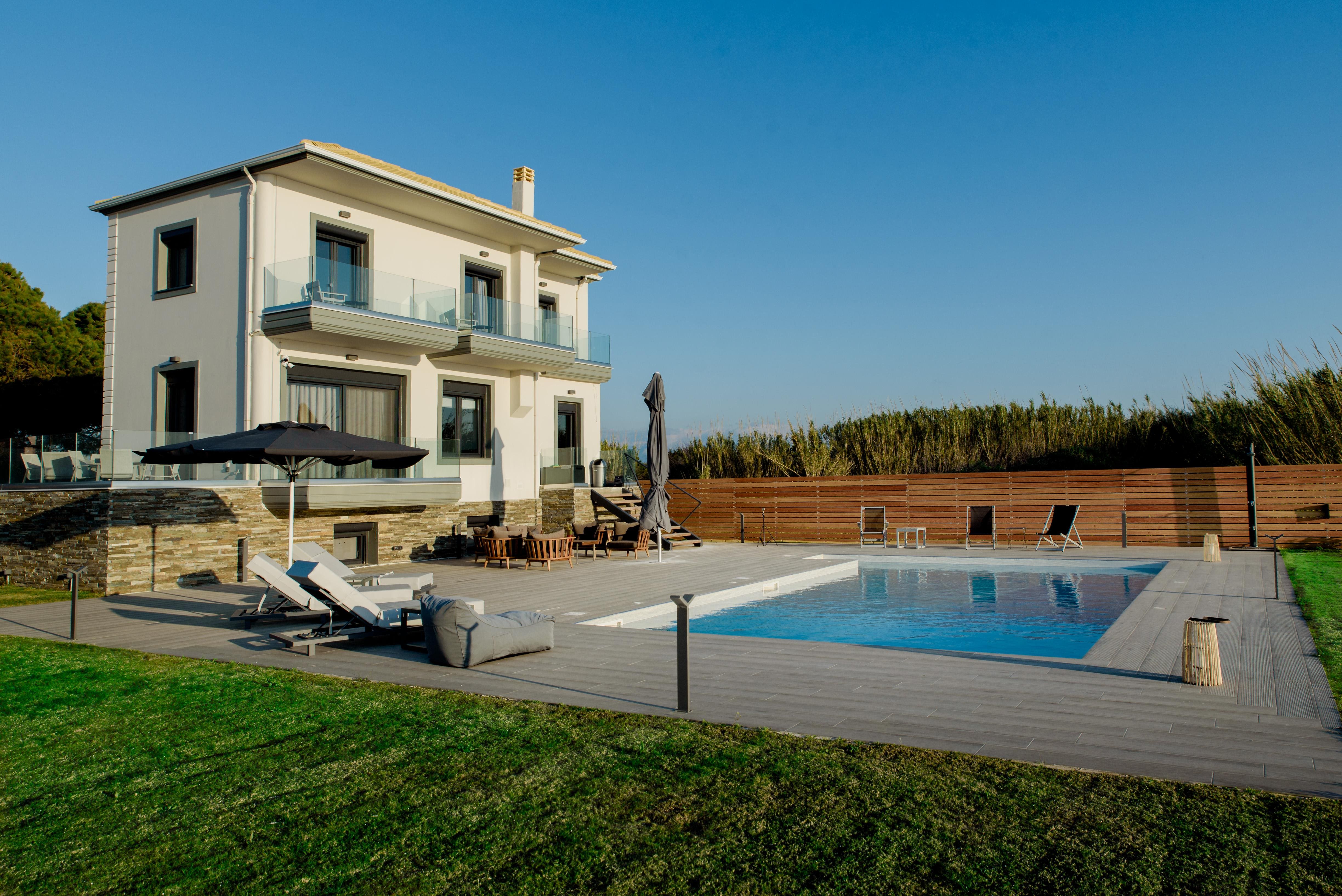 Villa Meltemi Preveza: Luxury 4-Bedroom Villa with Seaview and Pool, Lefkada