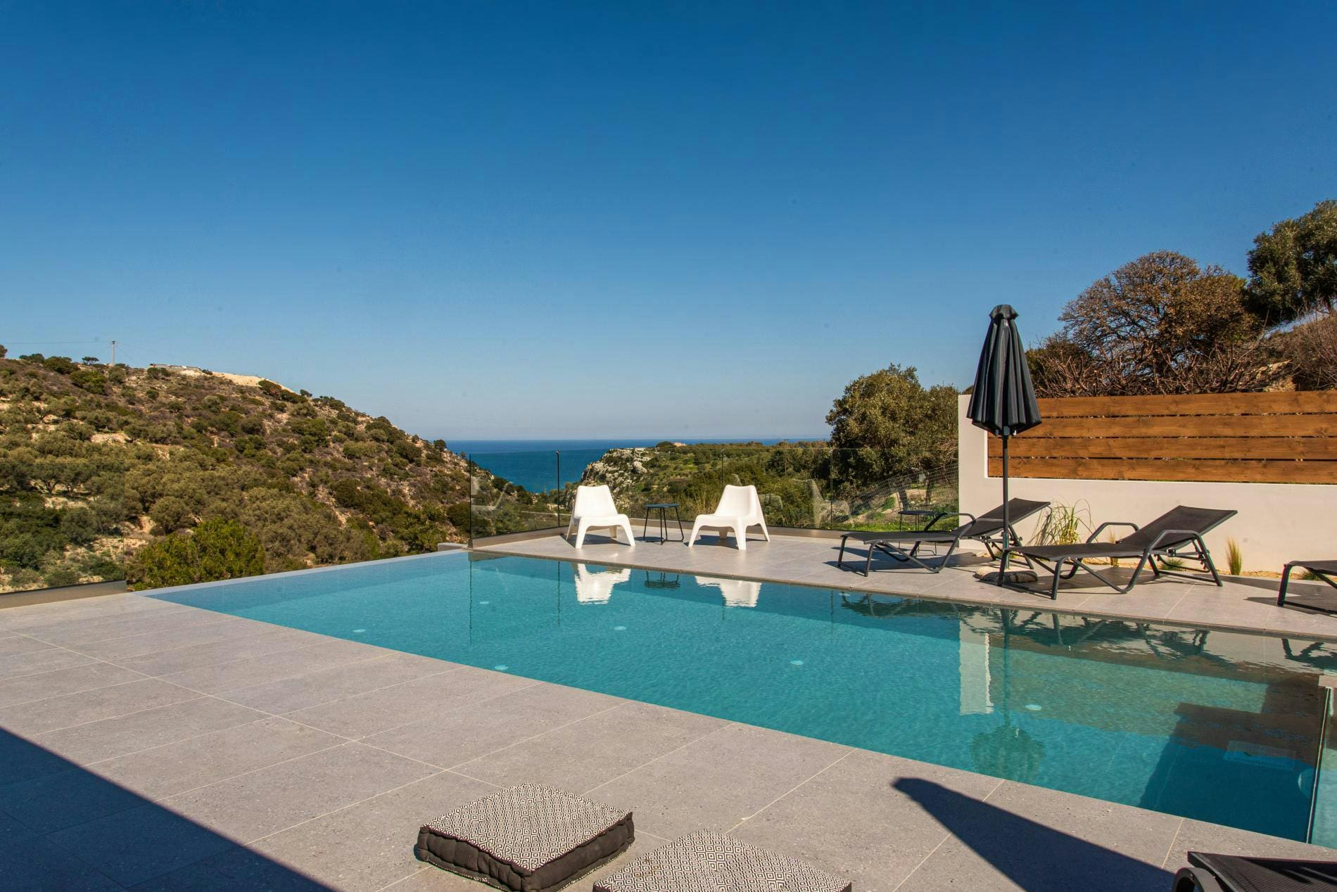 Villa Meltemi Rethymnon Rethymnon 9: Luxury 4-Bedroom Villa with Seaview and Pool, Rethymnon