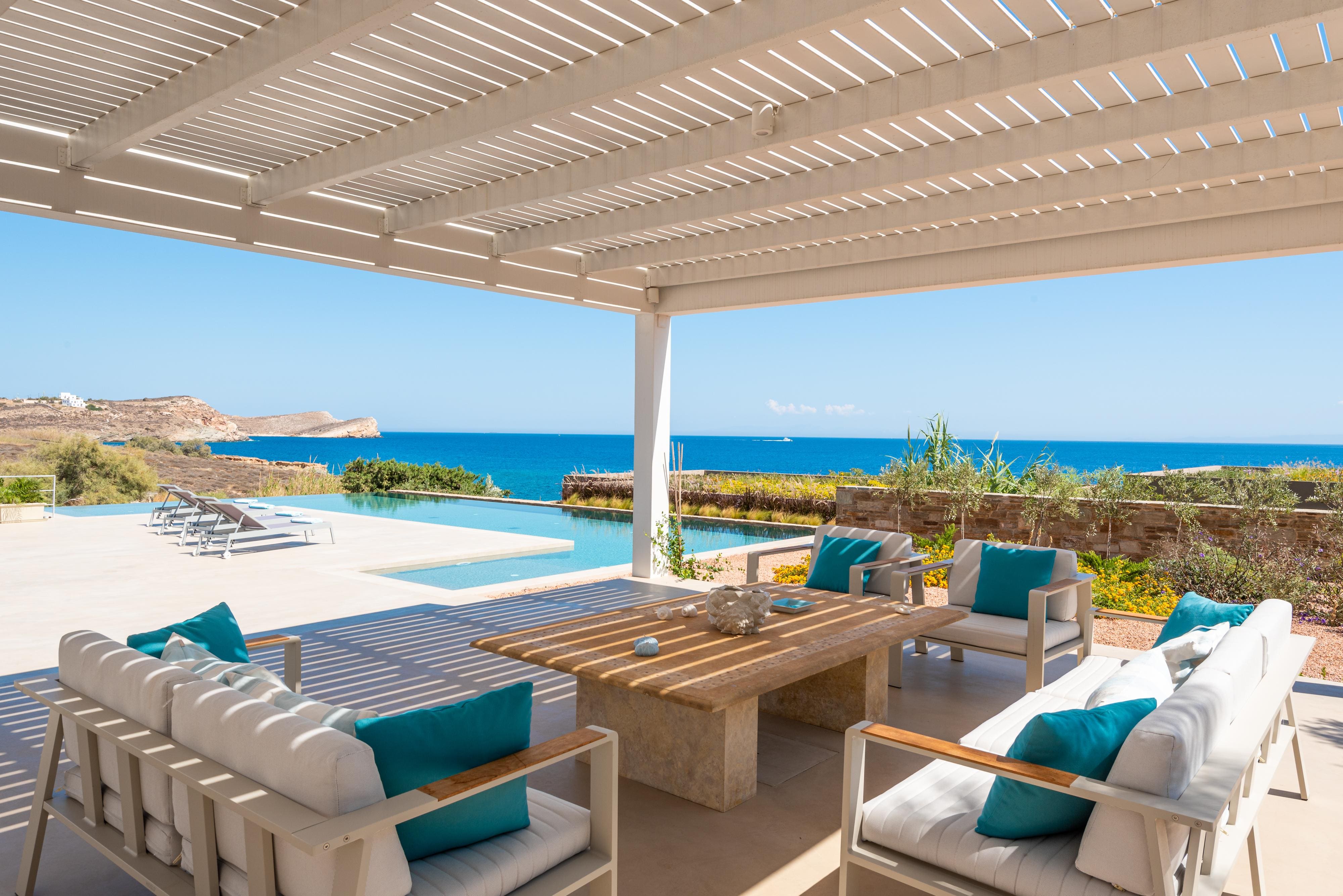 Villa Meltemi Tinos: Luxury 5-Bedroom Villa with Seaview and Pool, Tinos