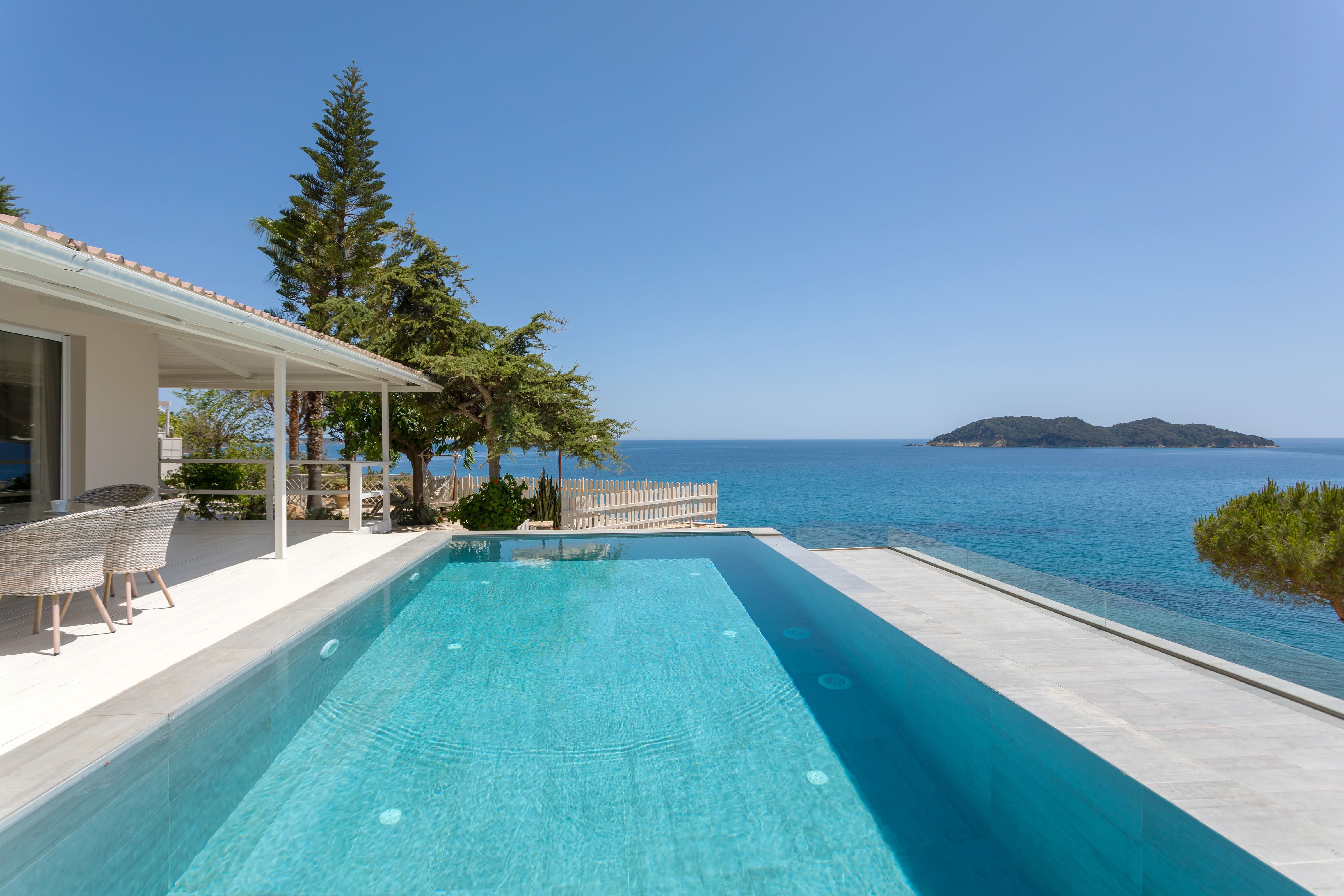 Villa Meltemi Vasilikos Vasilikos: 3-Bedroom Luxury Villa with Infinity Pool and Seaview, Vasilikos