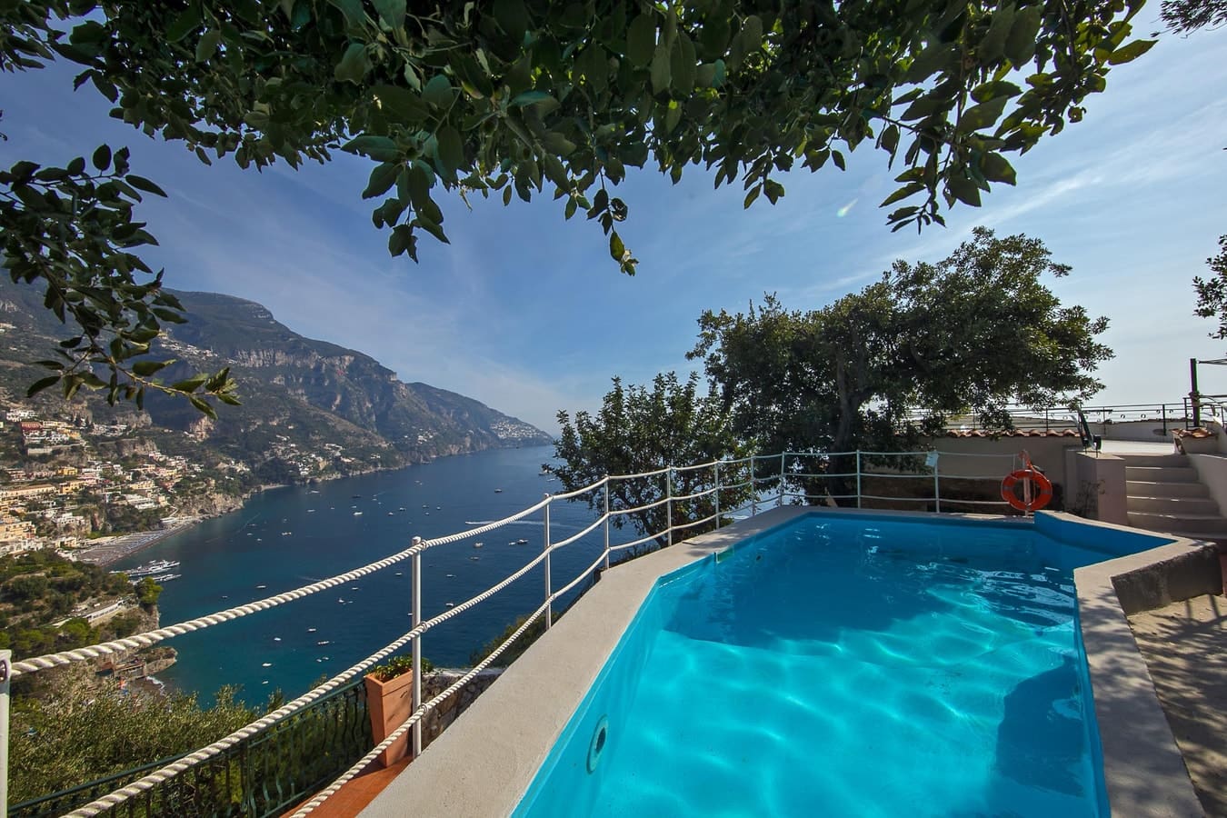 Villa Miramare Positano: Spacious 8-Bedroom Villa with Private Pools, Positano
