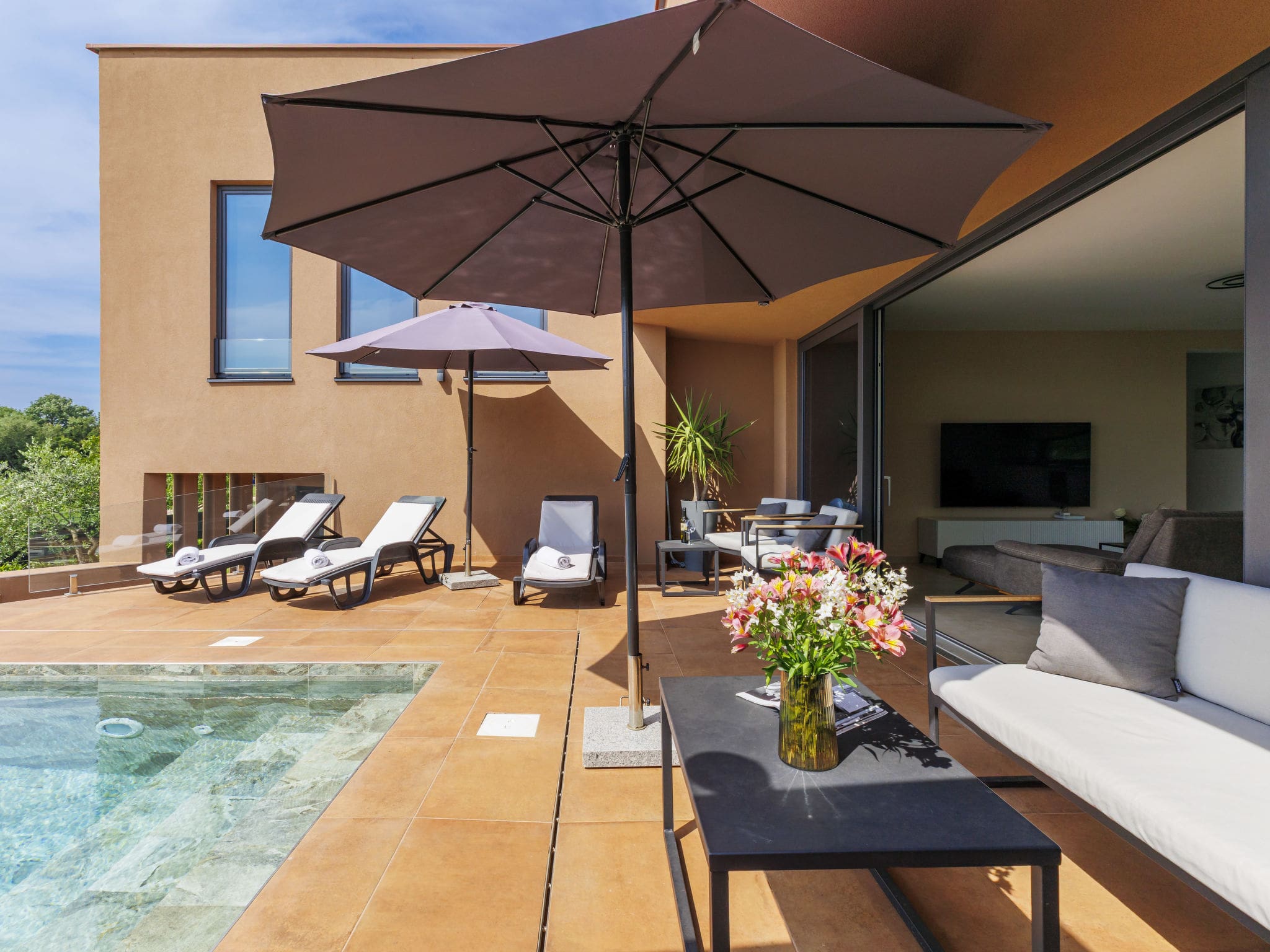 Villa Mirna Novigrad: Modern 3-Bedroom Holiday Villa with Private Pool and Garden in Istrian Countryside