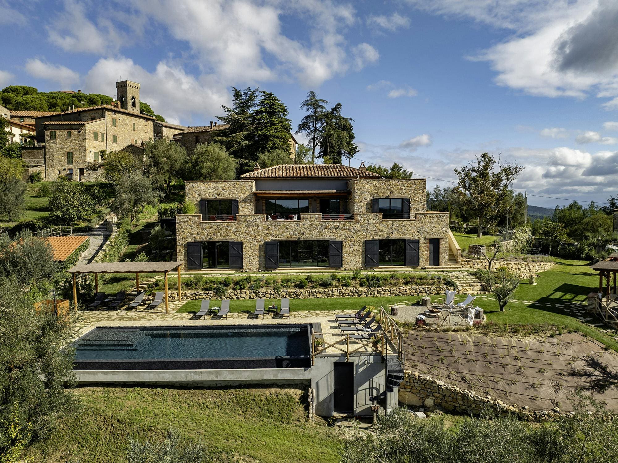 Villa Montegiove Montegiove: Luxury 6-Bedroom Villa with Heated Pool and Countryside Views, Umbria