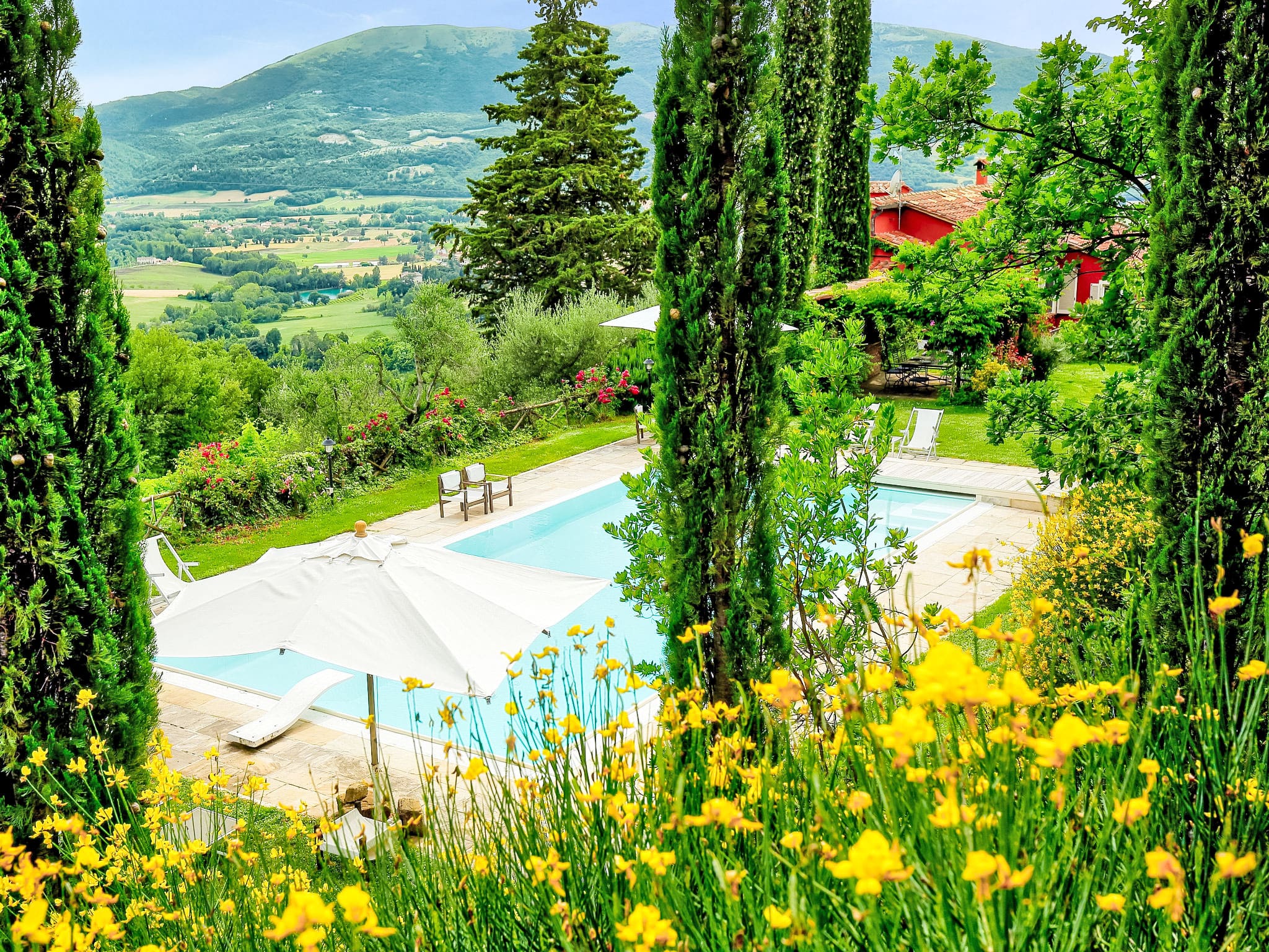 Villa Montemorcino Perugia: Magnificent 4-Bedroom Hilltop Estate with Private Pool and Panoramic Valley Views in Umbria