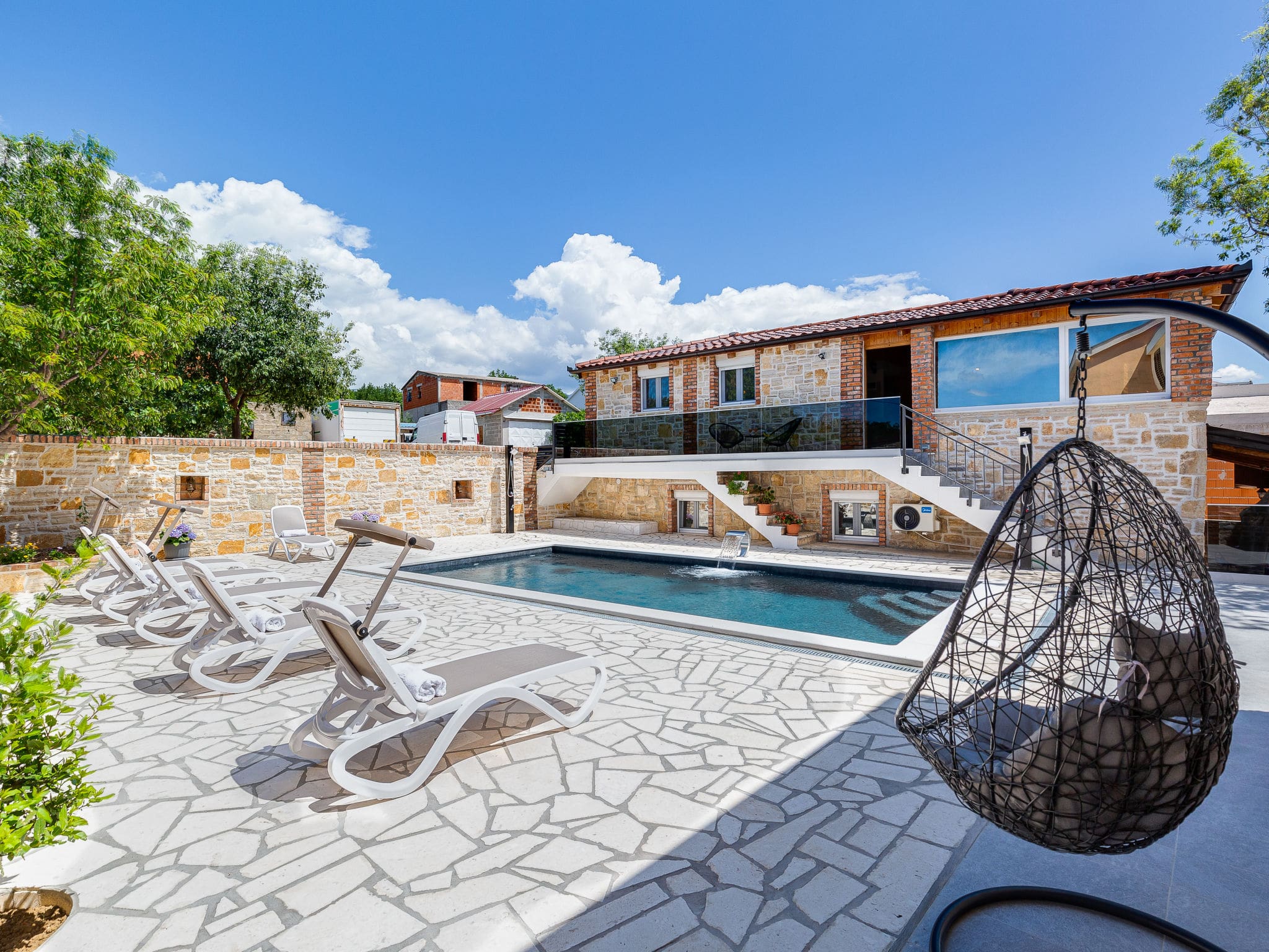 Villa Novigrad Maslenica: Stunning 3-Bedroom Property with Private Pool and Sea Access in Croatian Dalmatia