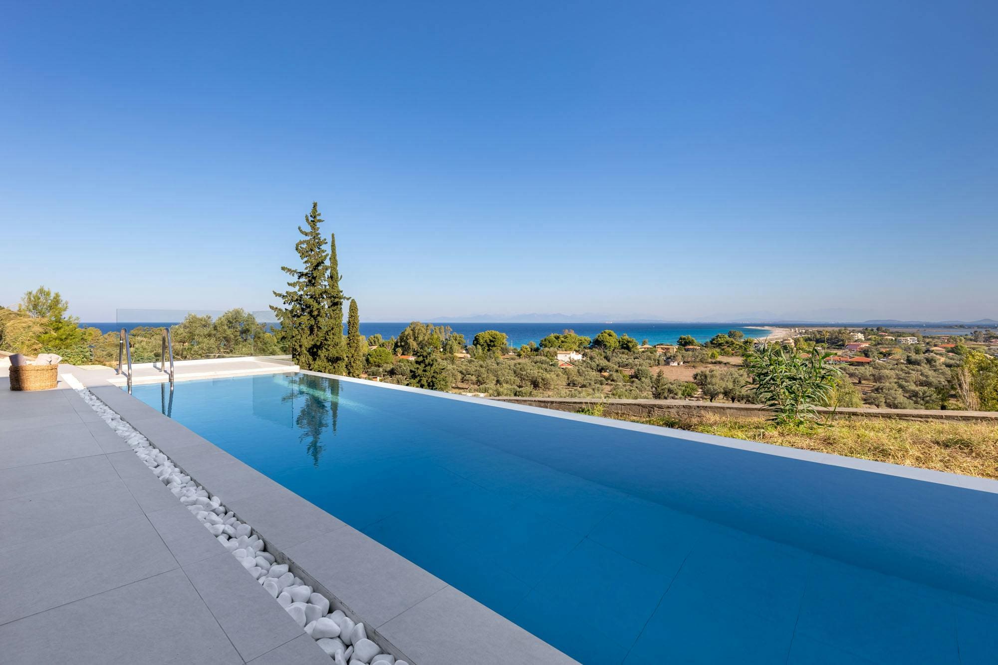 Villa Nydri Lefkada Lefkada: Luxury 2-Bedroom Villa with Private Pool and Sea Views, Lefkada