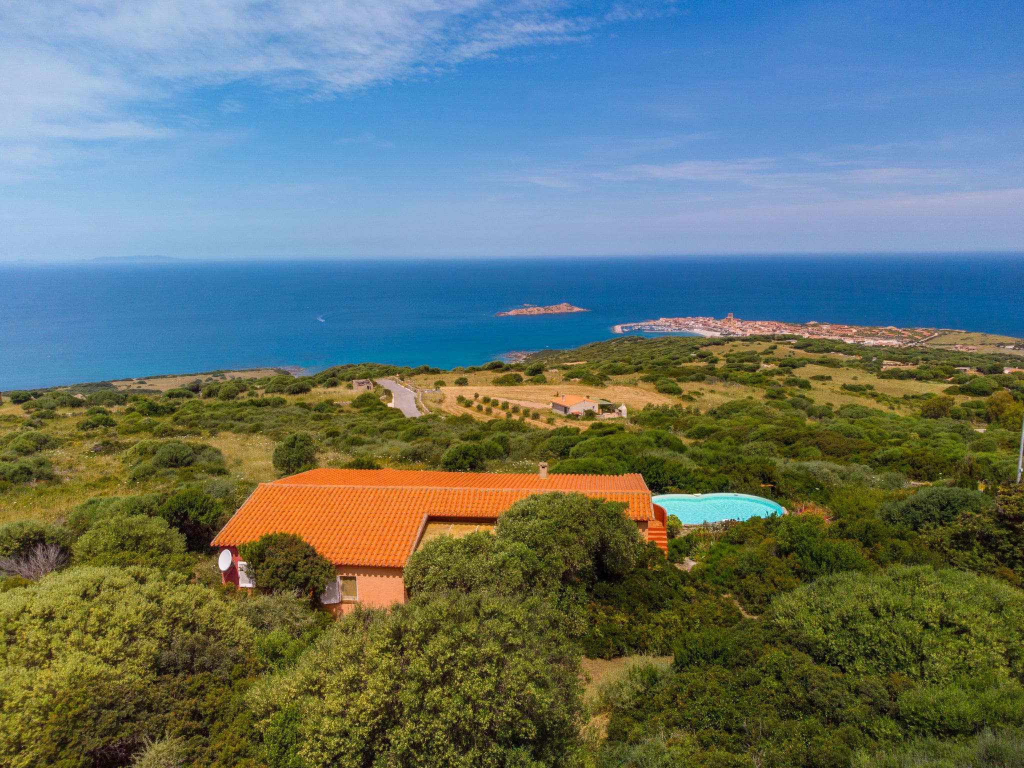 Villa Paduledda Rossa: Stunning 5-Bedroom Mediterranean Villa with Private Pool and Sea Views in Northern Sardinia