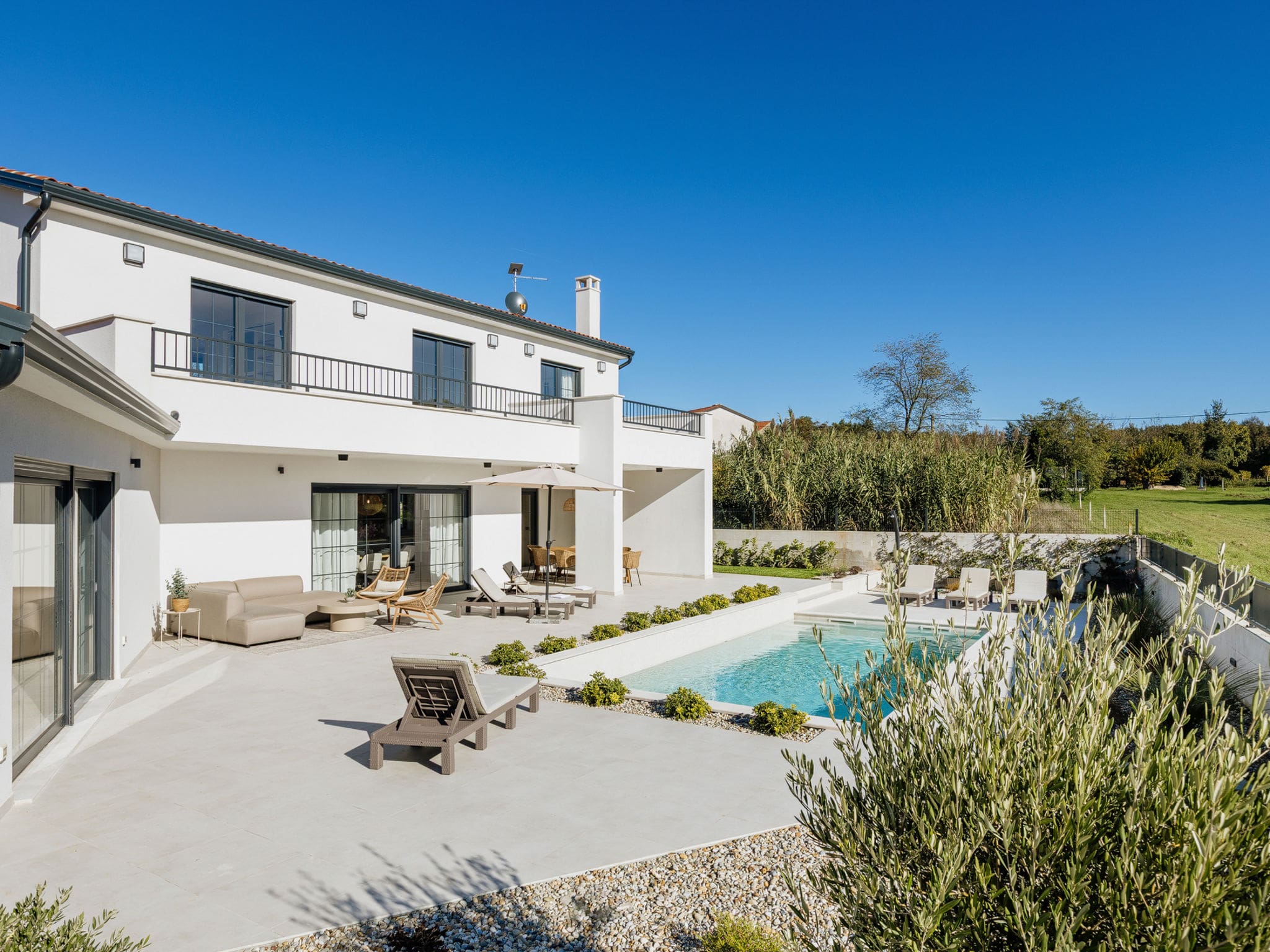 Villa Pavići Novigrad: Modern 3-Bedroom Holiday Villa with Private Pool Near Historic Istrian Coast