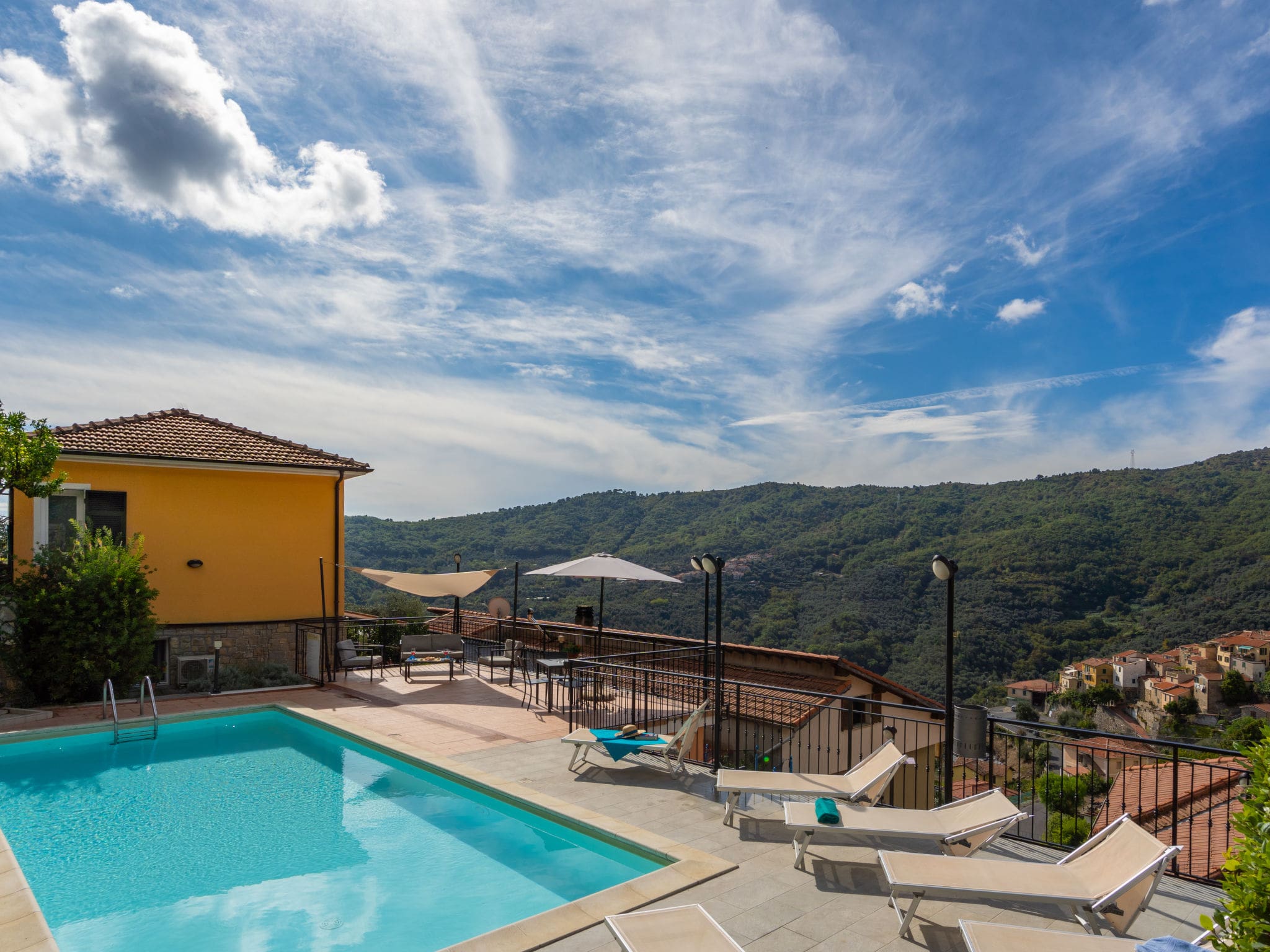 Villa Ponente Pietrabruna: Spectacular 5-Bedroom Country Estate with Private Pool and Panoramic Views in Ligurian Hills