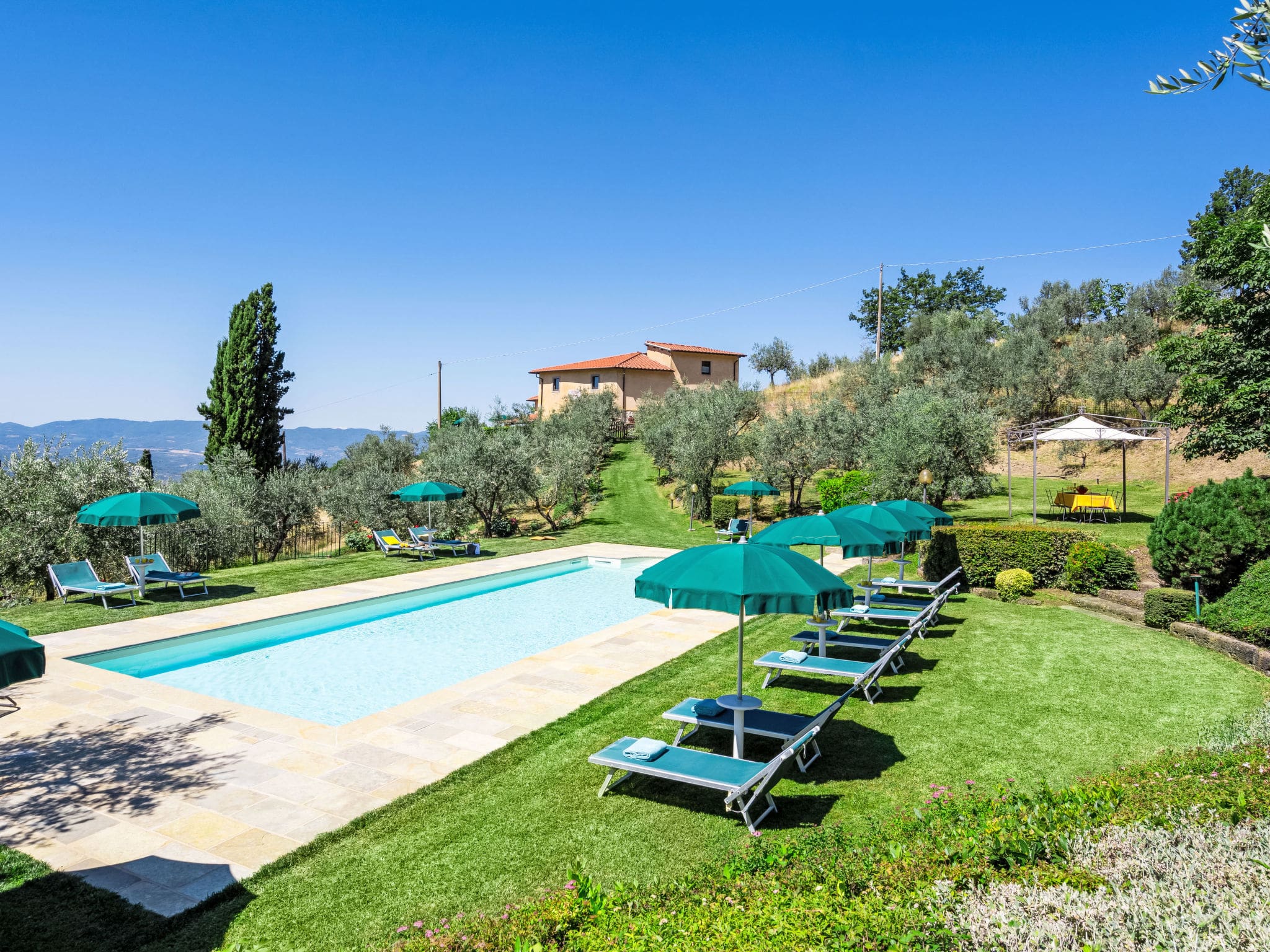 Villa Pratomagno Ciuffenna: Historic 7-Bedroom Tuscan Estate with Private Pool and Panoramic Valley Views in Tuscany Italy
