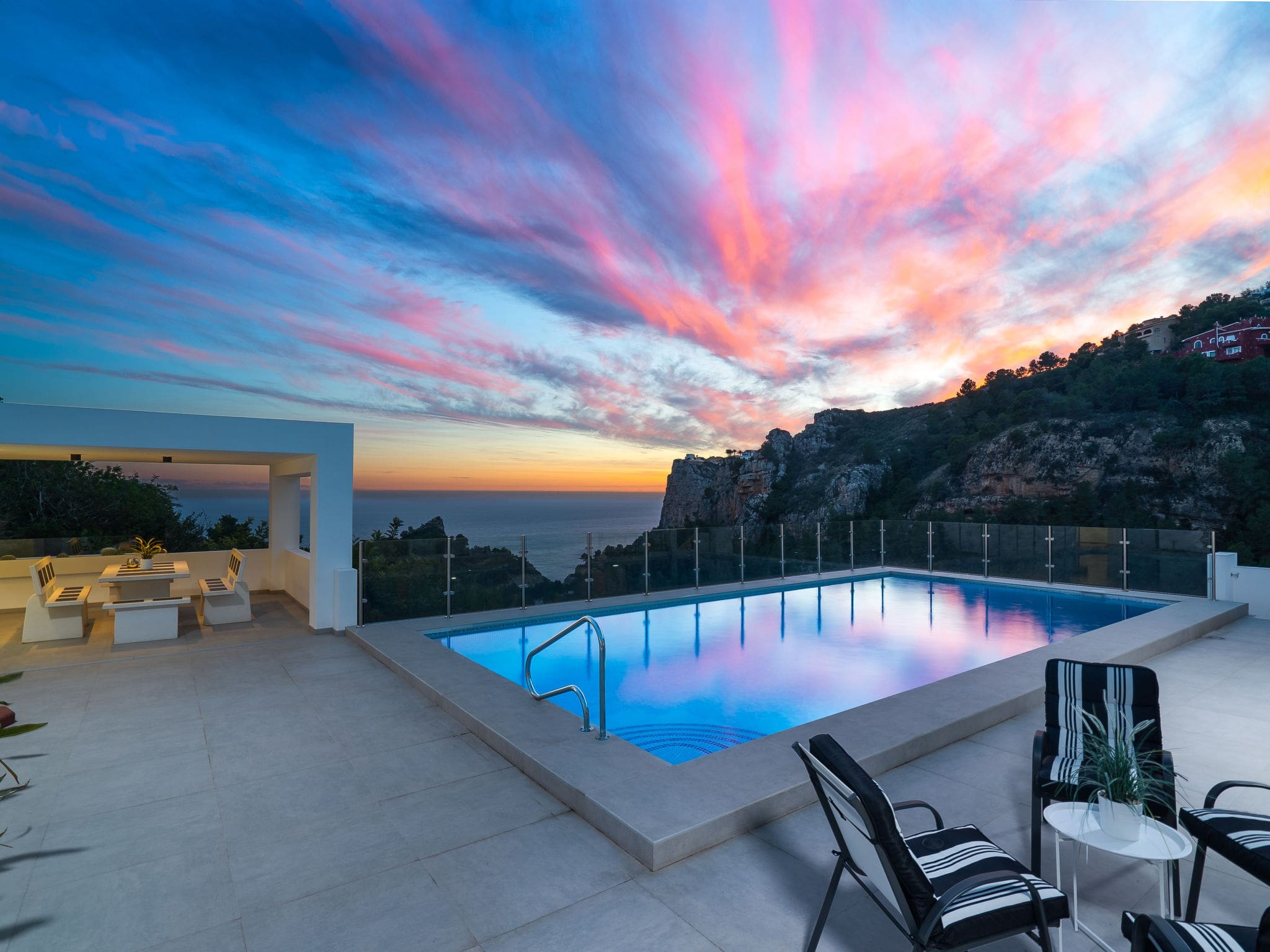 Villa Puig Moraira: Spectacular 5-Bedroom Hilltop Villa with Private Pool and Panoramic Sea Views in Moraira Spain