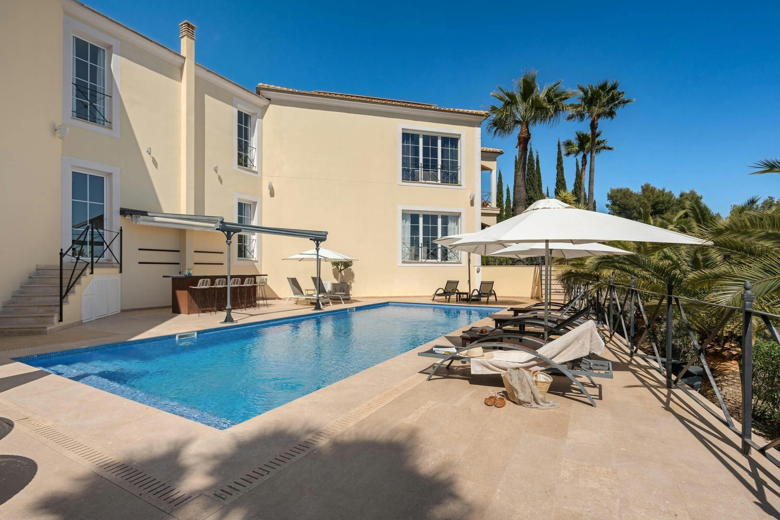 Villa Sa Figuera Santa Catalina: Luxury 6-Bedroom Villa with Seaview and Pool, Santa Catalina