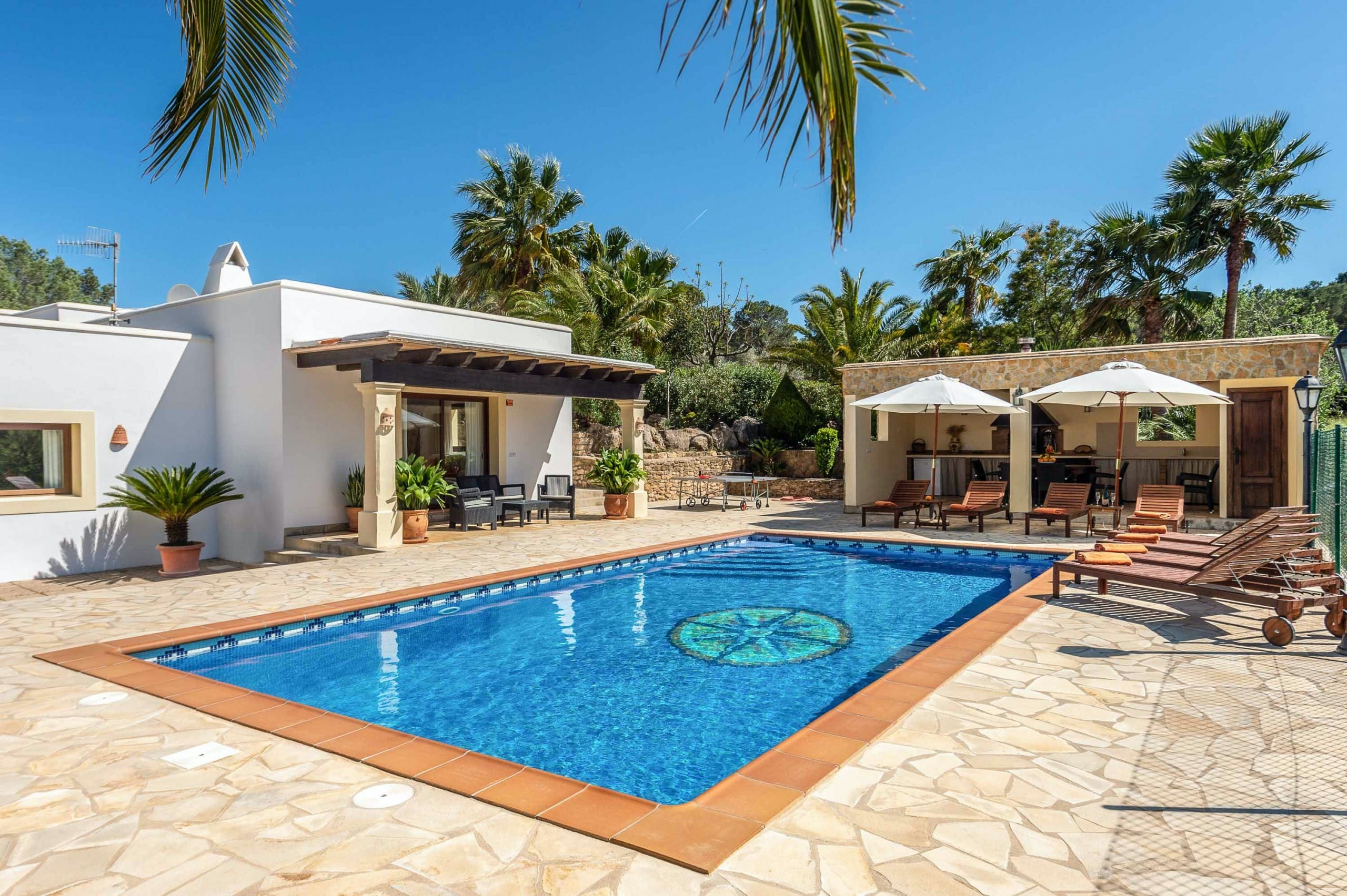 Villa Sabina Benirrás: Luxury 4-Bedroom Villa with Private Pool and Seaviews, North Ibiza