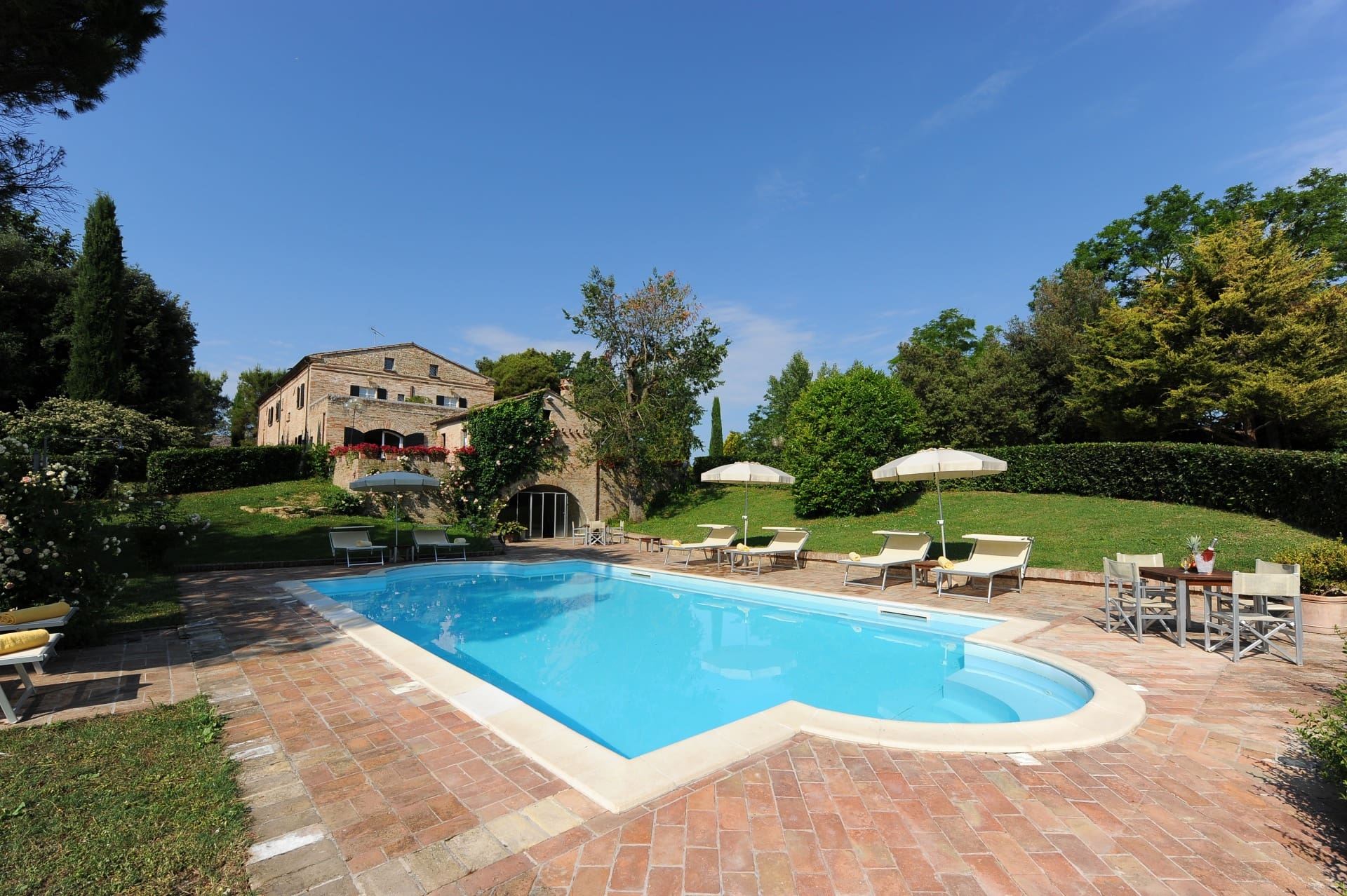 Villa San Bartolo Marche: Luxury 14-Bedroom Villa with Two Pools, Marche