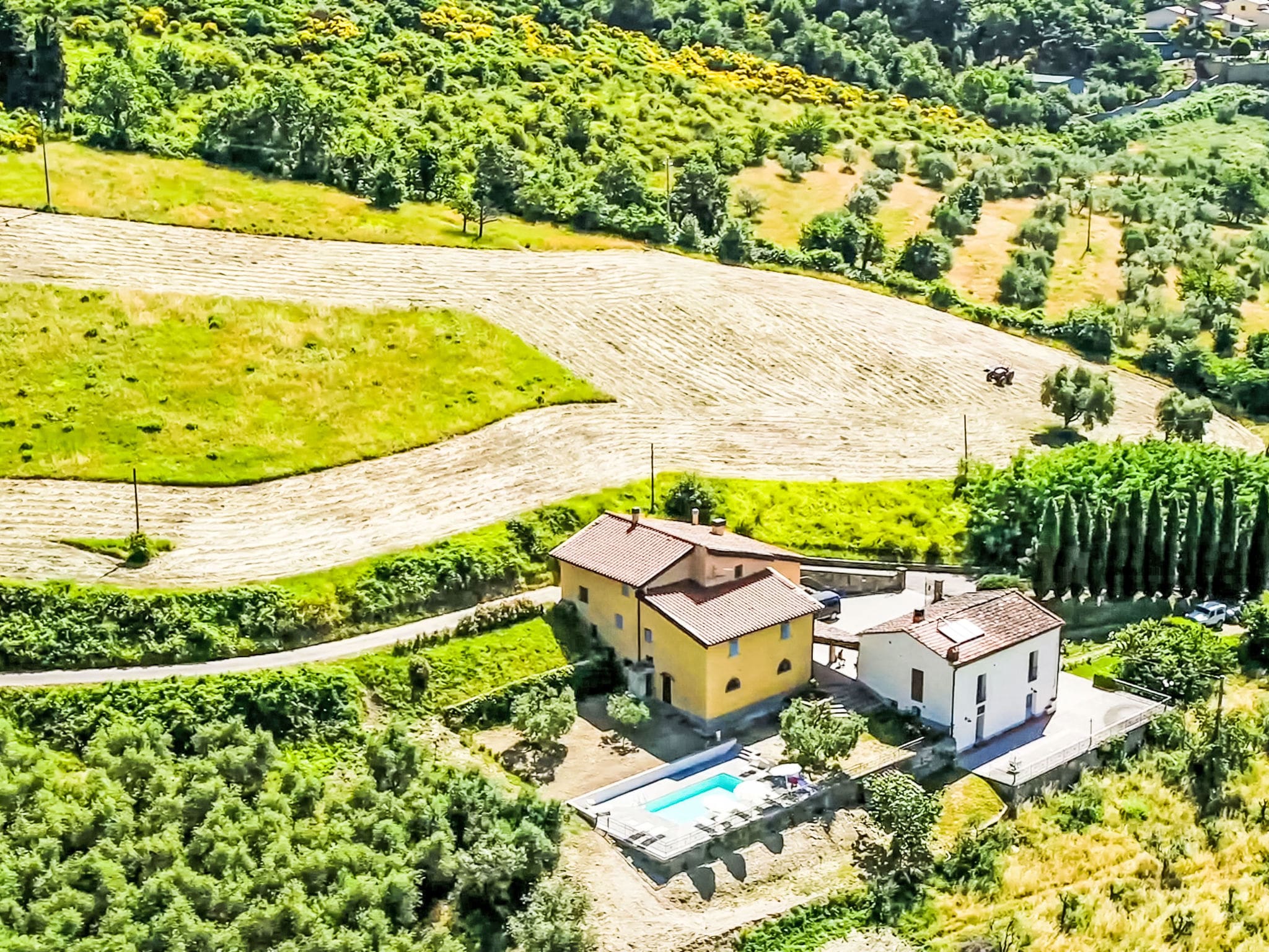 Villa Sangiovese Rufina: Spectacular 7-Bedroom Tuscan Estate with Private Pool and Wine Country Views