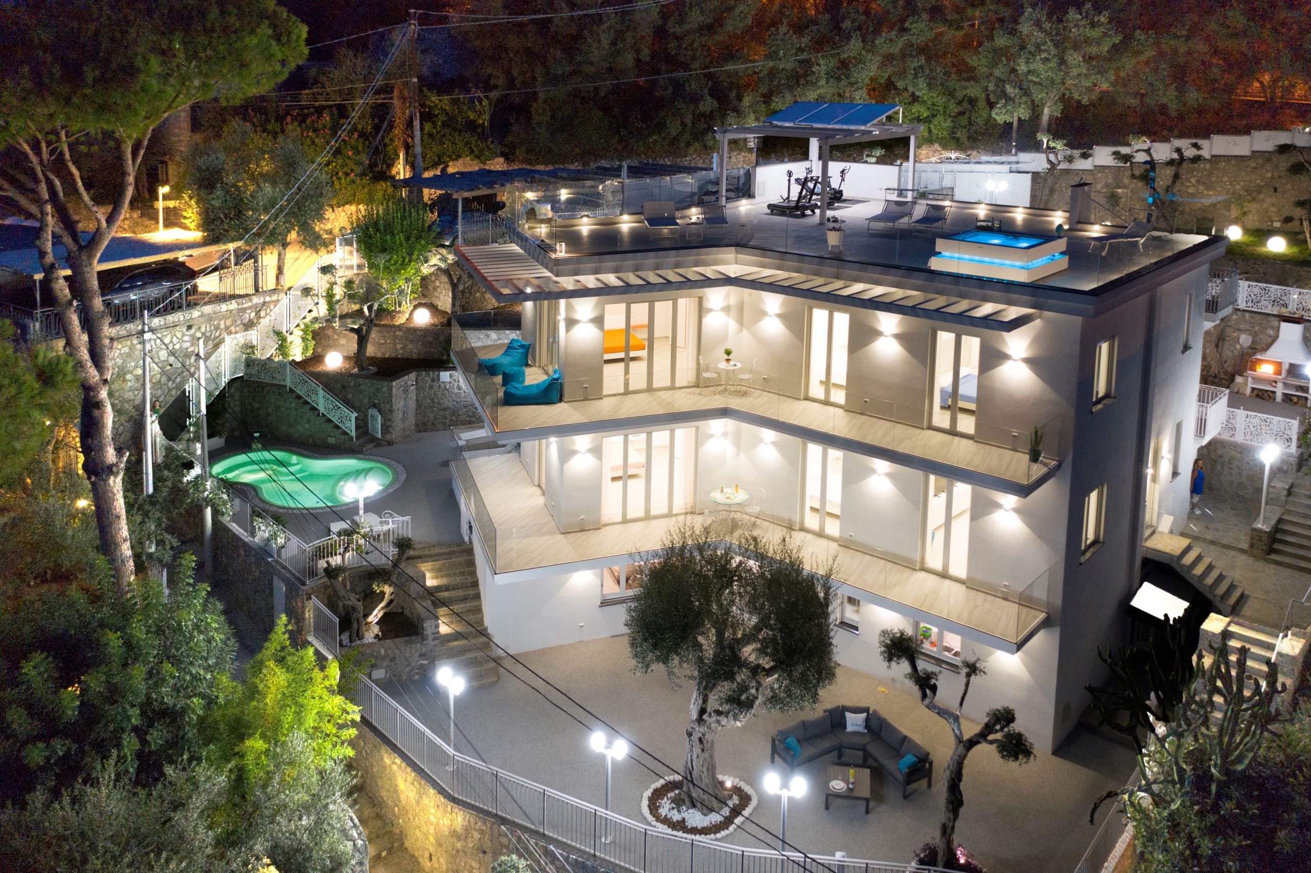 Villa Sant’Agata Sorrento Sorrento 4: Luxury 6-Bedroom Villa with Seaview and Pool, Sorrento