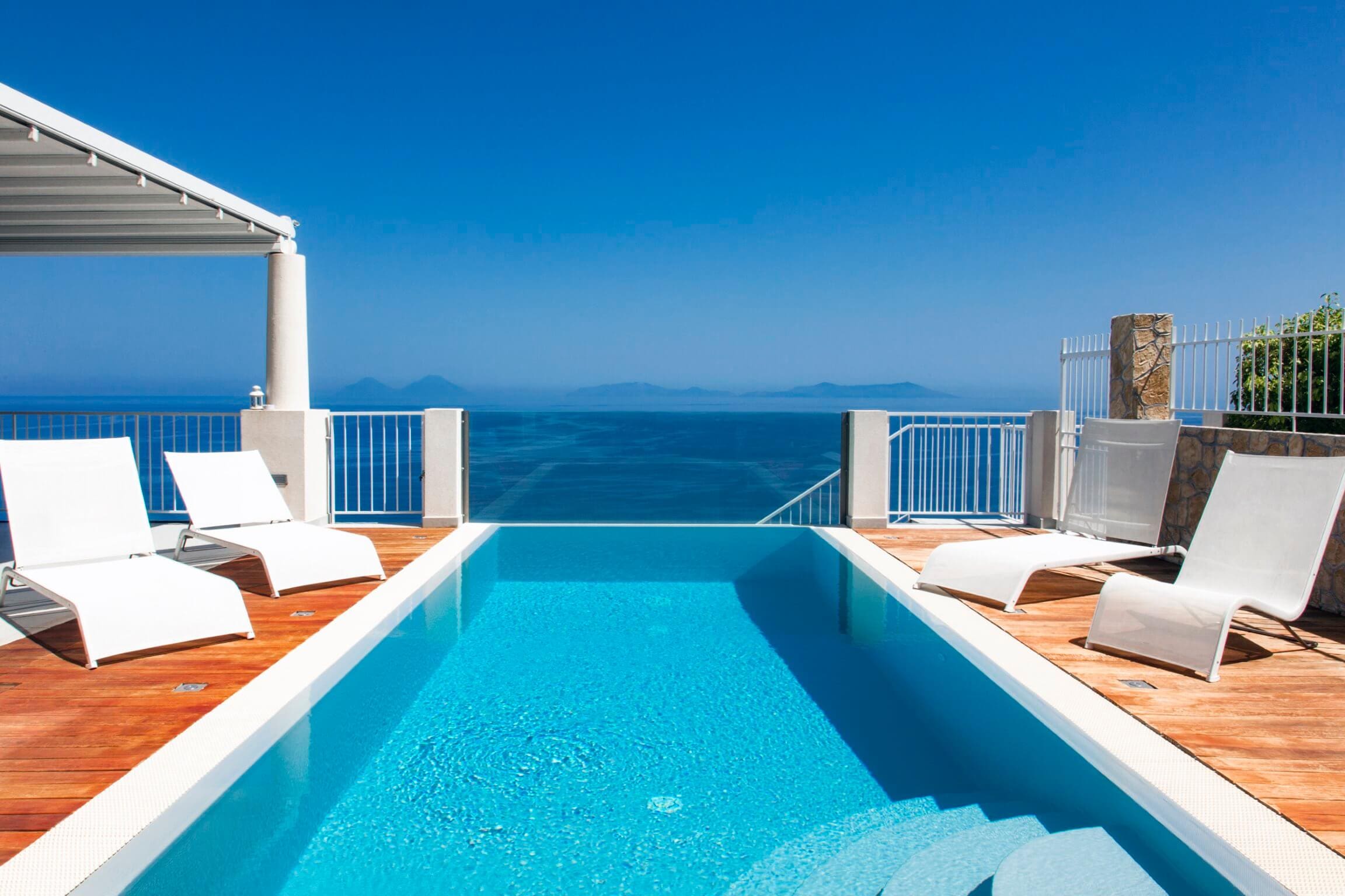 Villa Scirocco Taormina: Elegant 3-Bedroom Villa with Pool and Sea Views, Sicily East