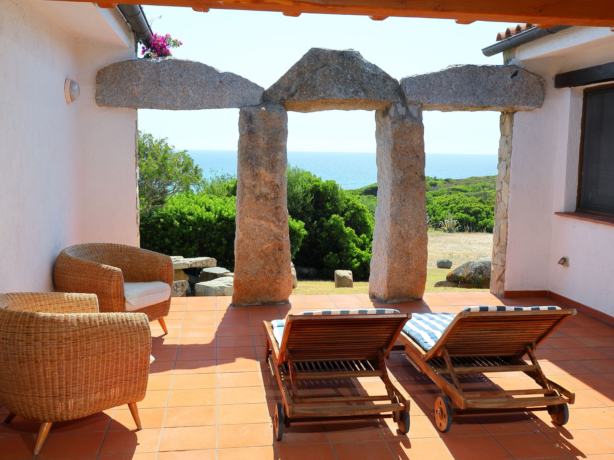 Villa Scoglio Costa: Elegant 2-Bedroom Holiday Villa with Sea Views and Garden Terrace in Beautiful Costa Rei Sardinia